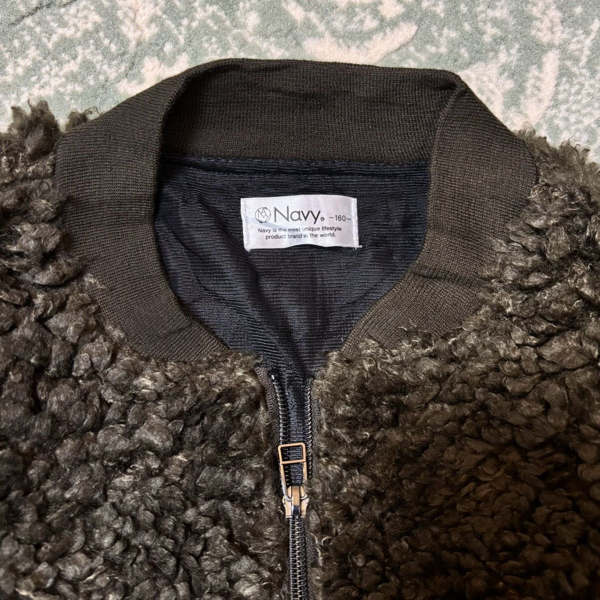 If Six Was Nine × Le Grande Bleu (L.G.B.) Navy Fur jacket IfSixWasNine LGB Style Size L / US 10 / IT 46 - 7 Thumbnail