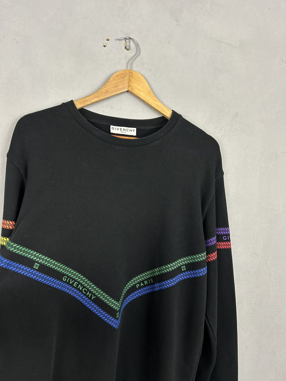 Givenchy Givenchy Multicolor Chain Print Sweatshirt Size US M / EU 48-50 / 2 - 3 Thumbnail