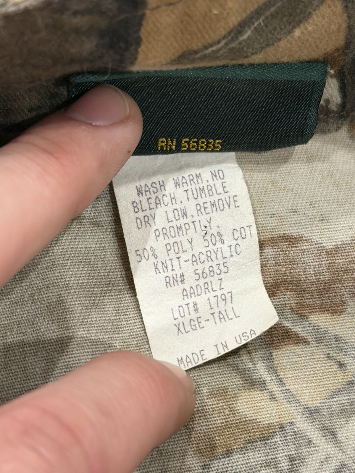 Cabelas Vintage 90s Cabela’s Tree Camo Bomber Jacket Boxy XL USA Size US XL / EU 56 / 4 - 4 Thumbnail