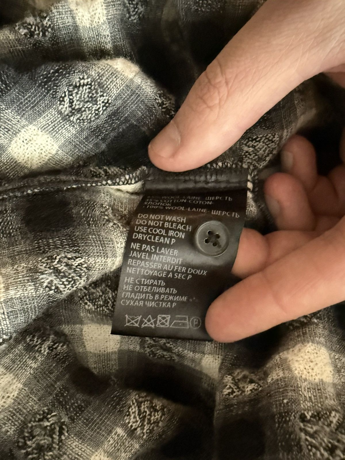 Haider Ackermann Haider Checkerboard Flannel Blazer Size US M / EU 48-50 / 2 - 4 Thumbnail