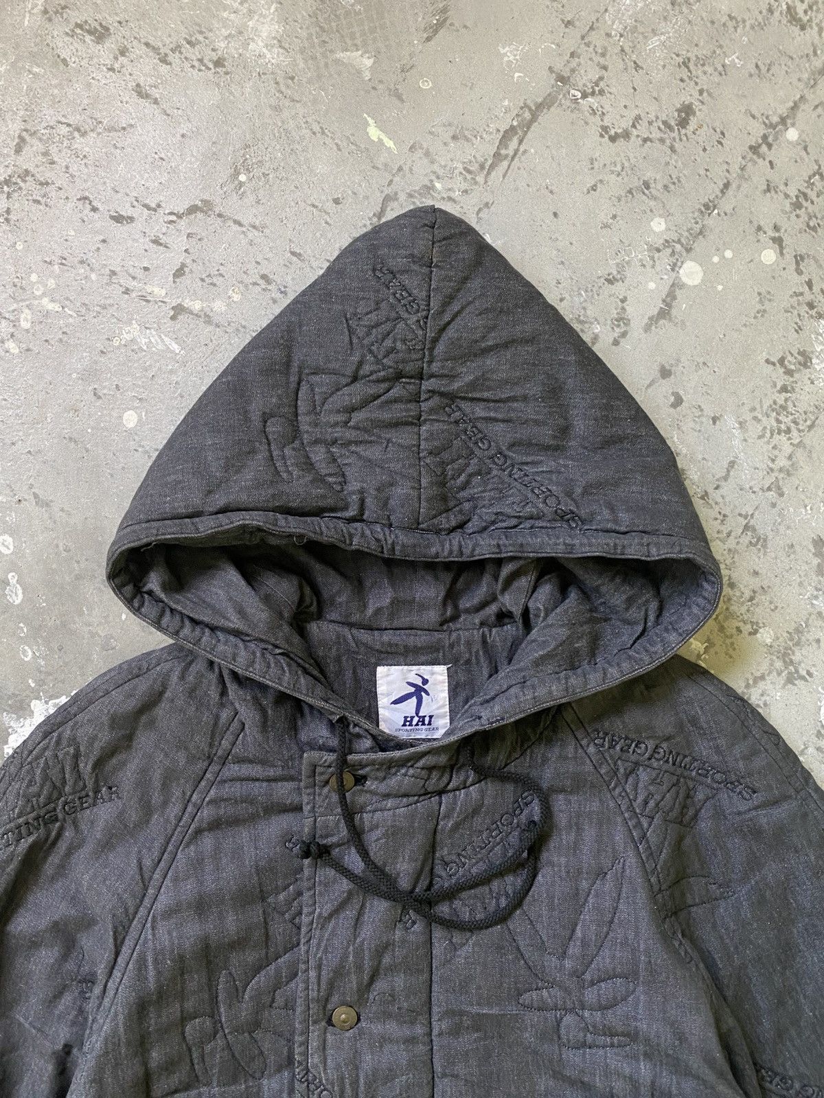 Hai Sporting Gear × Issey Miyake × Japanese Brand Hai Sporting Gear Monogram Embroidery Logo Winter Jacket Size US M / EU 48-50 / 2 - 4 Thumbnail