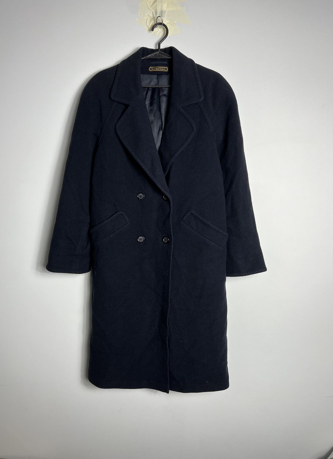 Vintage Double-Breasted Coat Marks & Spencer wool / cashmere vintage Size XL / US 12-14 / IT 48-50 - 1 Thumbnail