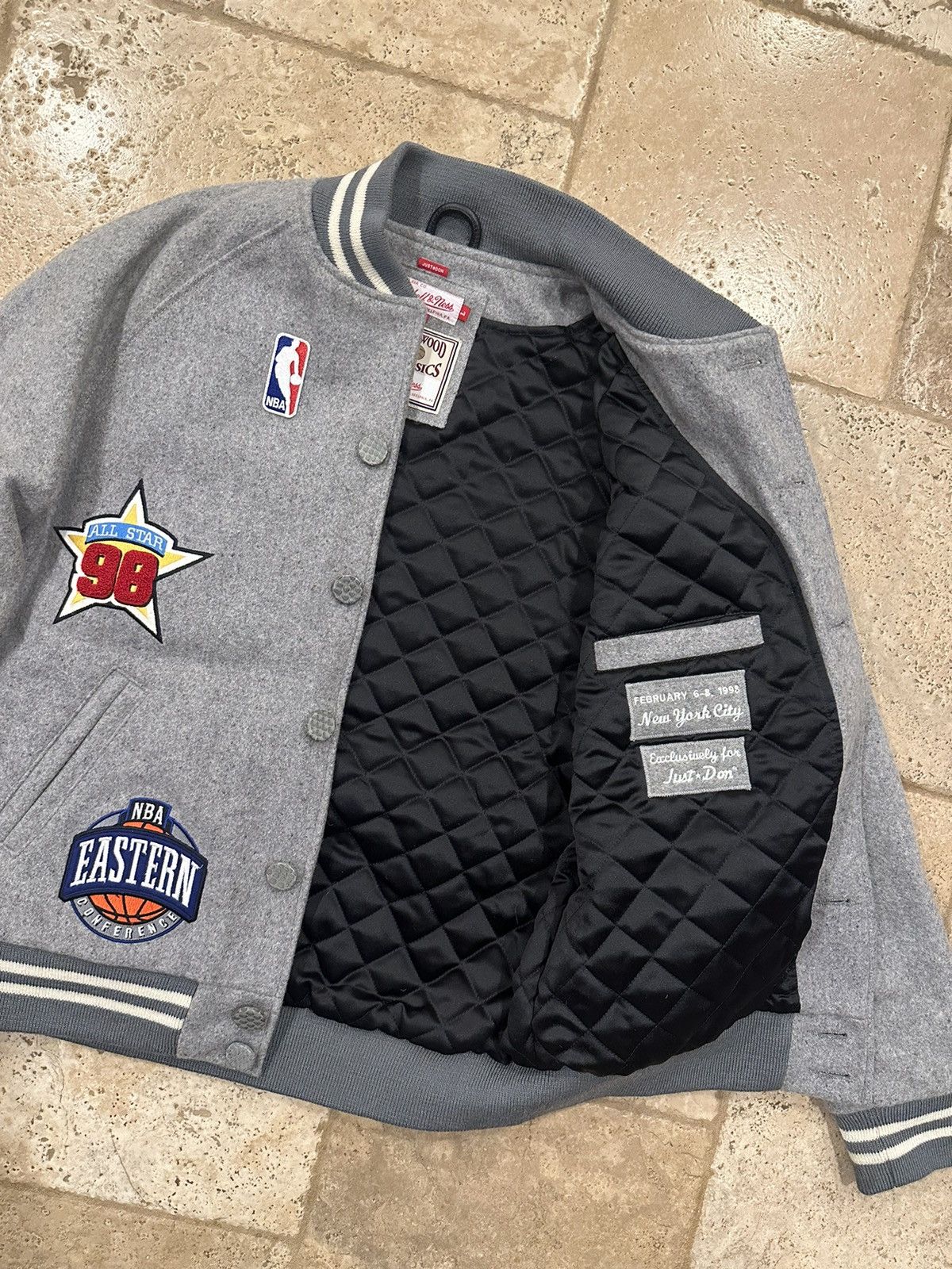 Just Don Just Don x Mitchell & Ness 1998 NBA All Star Varsity Jacket Size US L / EU 52-54 / 3 - 15 Thumbnail
