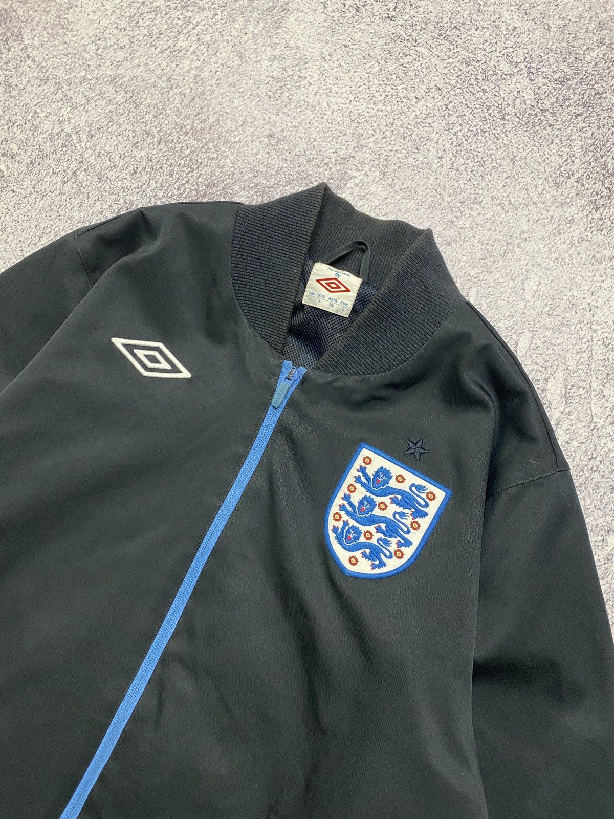 Umbro Vintage Soccer Track Jacket England Umbro Football Retro Y2k Size US XL / EU 56 / 4 - 4 Thumbnail