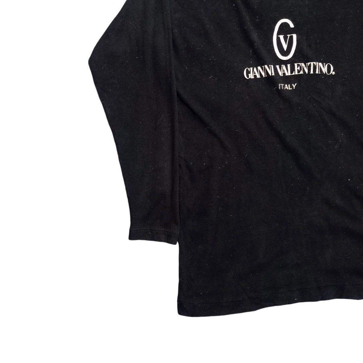 Valentino × Vintage Vintage 90s Gianni Valentino Spellout Long Sleeve Size US S / EU 44-46 / 1 - 4 Thumbnail