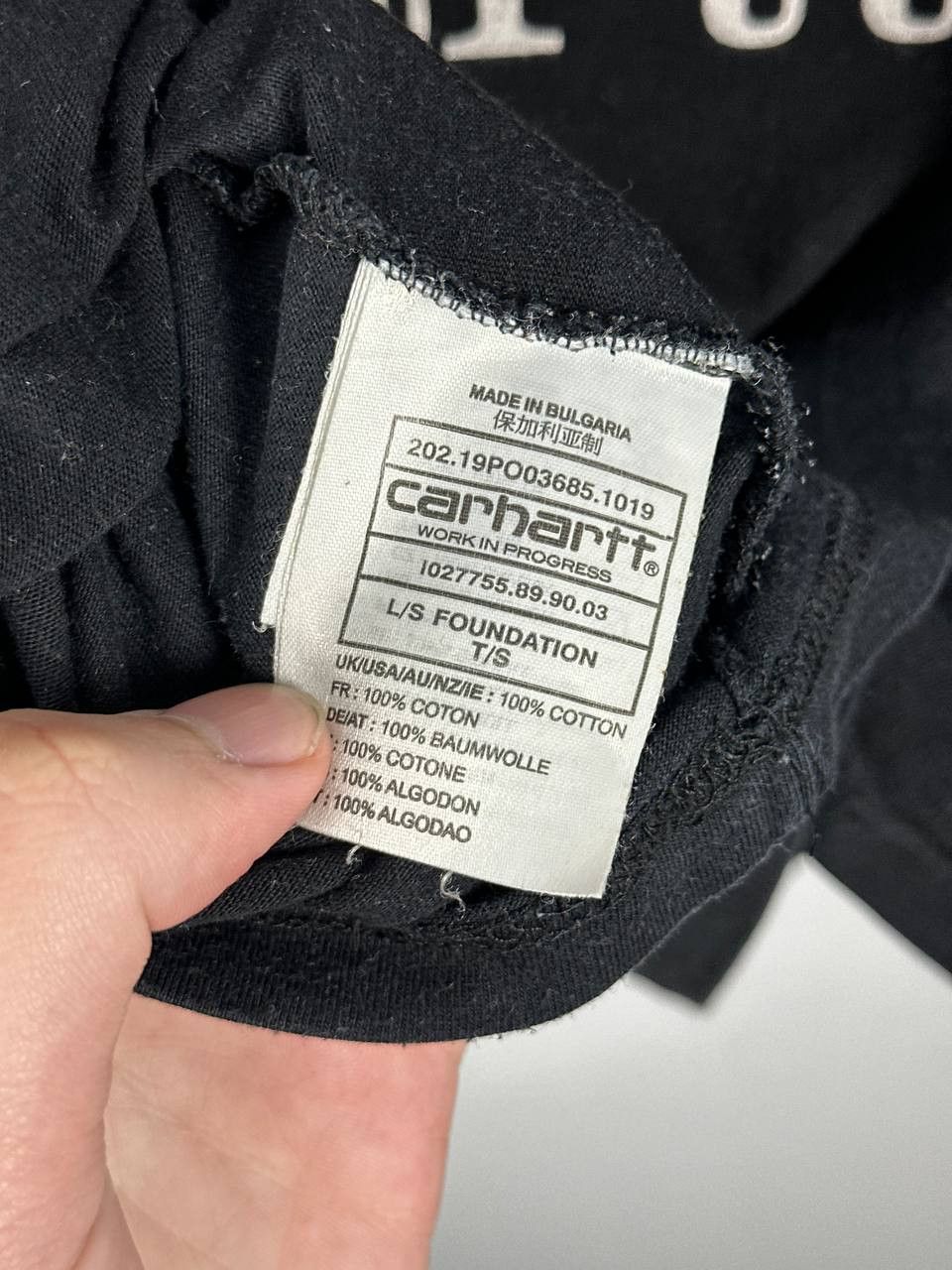 Carhartt Vintage Carhartt WIP Foundation Long Sleeve T Shirt Size US L / EU 52-54 / 3 - 9 Thumbnail
