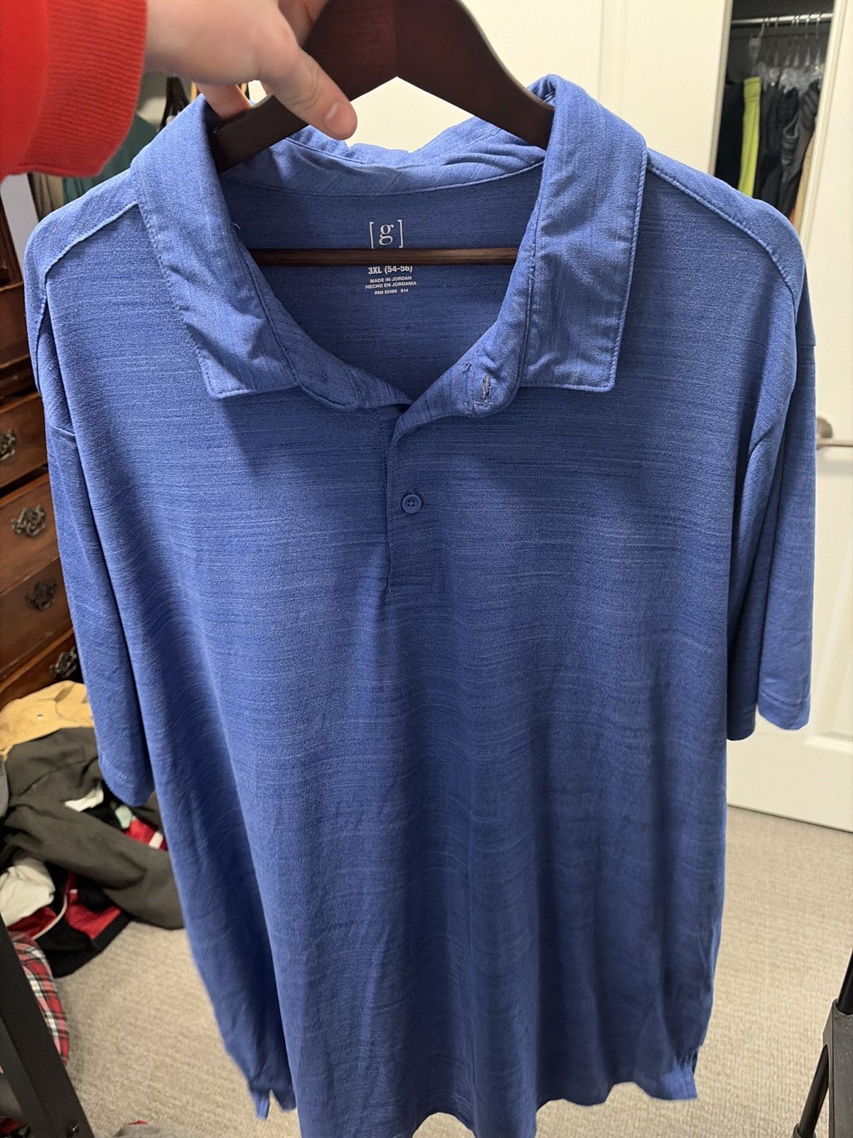 George George Blue Polo T-Shirt XXXL Size US XXL / EU 58 / 5 - 1 Preview