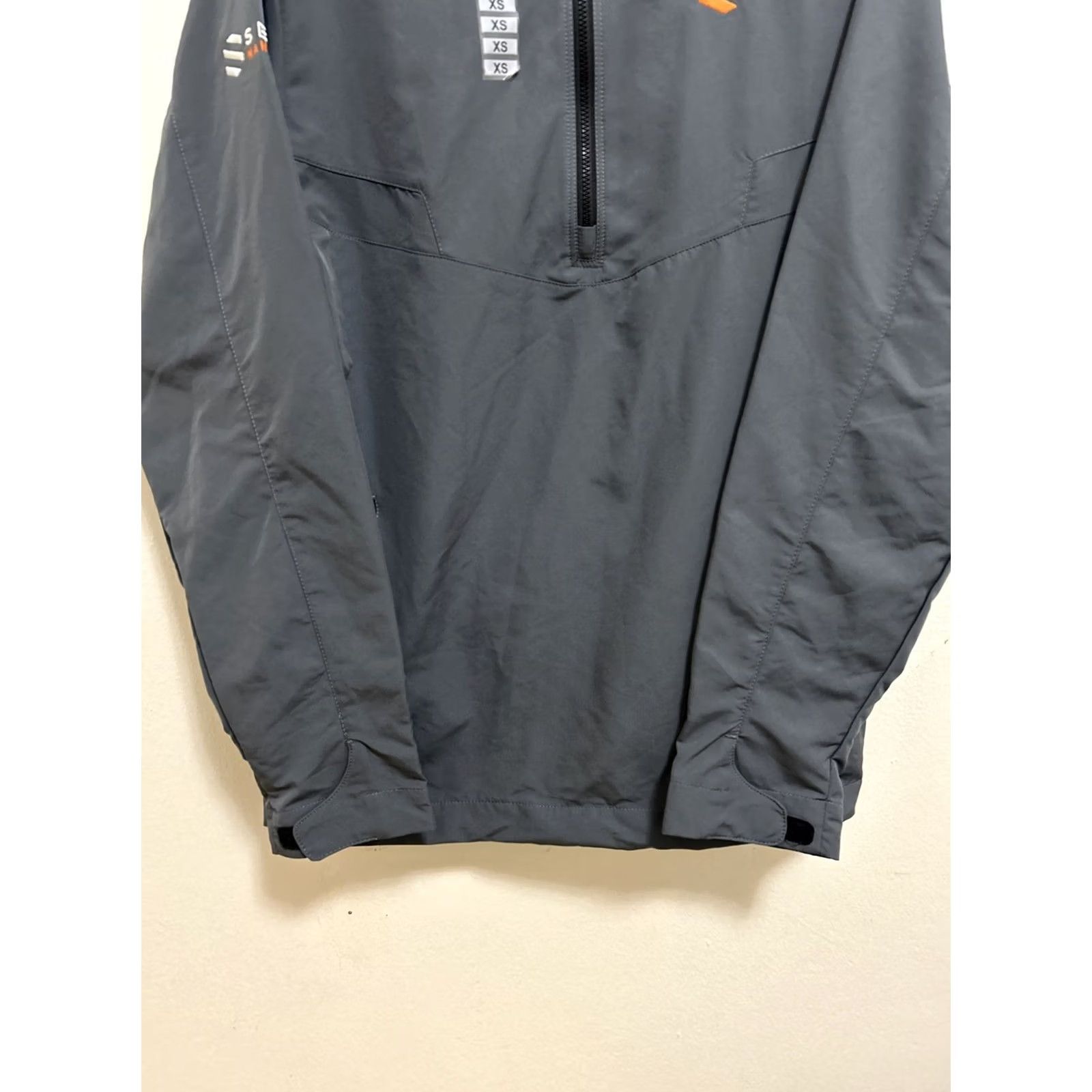 Nike Nike Golf Mens Jacket Windbreaker 1/2 Zip Lightweigh t Gray Dri-Fit Wind Shirt Athletic Outdoor Activewear Size US XS / EU 42 / 0 - 3 Thumbnail