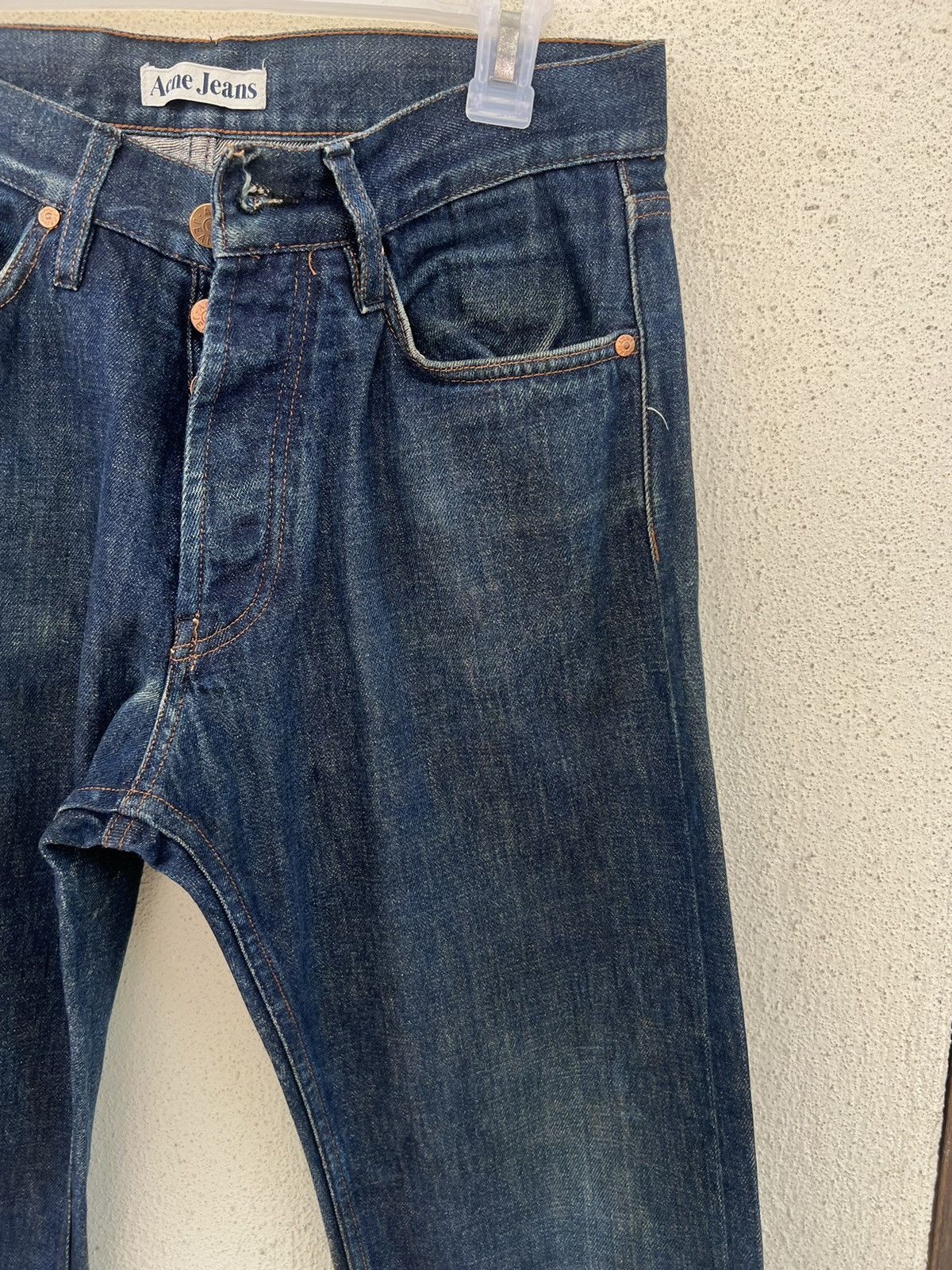 Acne Studios Vintage ACNE JEANS Muddy Denim Redline Selvedge Jeans Size US 29 - 11 Thumbnail