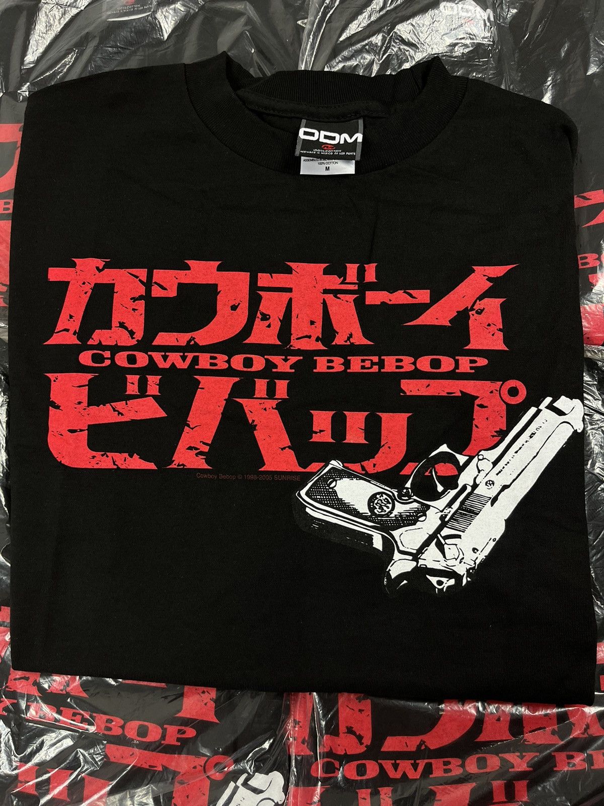 Anime DEADSTOCK Cowboy Bebop 2000s ODM Anime T-shirt M/L Size US L / EU 52-54 / 3 - 2 Thumbnail