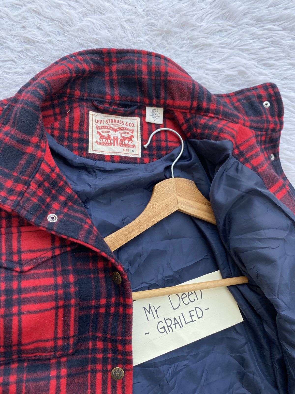 Levi's Vintage Levi's Strauss Chekered Wool Jacket Size US M / EU 48-50 / 2 - 10 Thumbnail