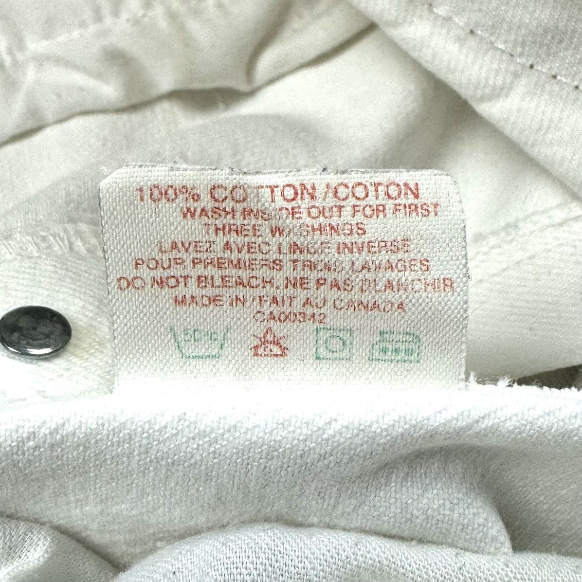 Levi's VINTAGE LEVI'S WHITE 501 DENIM Size US 30 / EU 46 - 7 Thumbnail