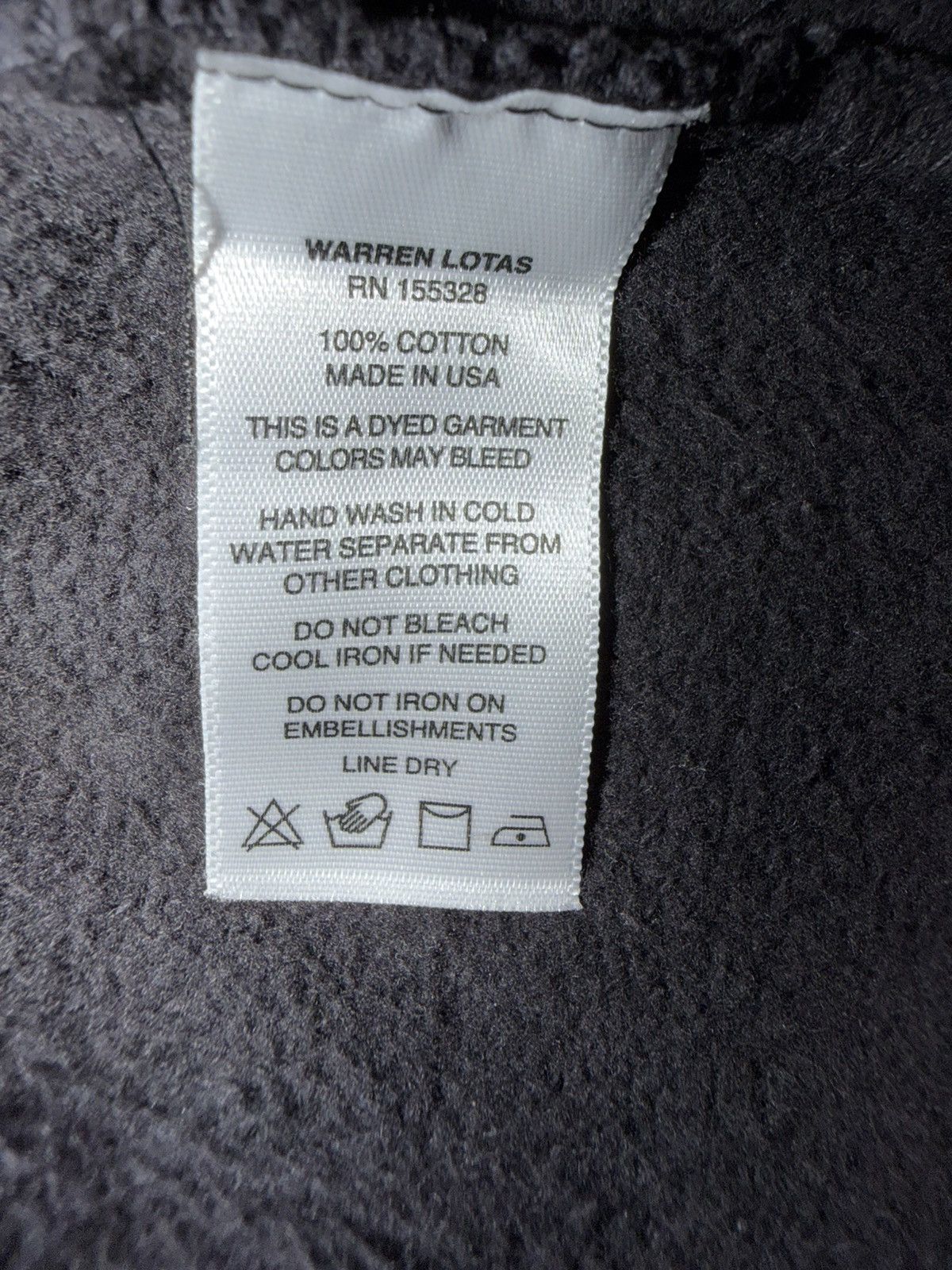 Warren Lotas Warren lotas - Ghost Dog Stone Washed Hoodie (small) Size US S / EU 44-46 / 1 - 8 Thumbnail
