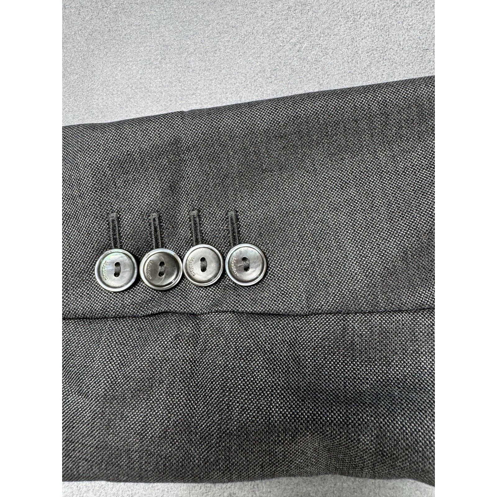Max Mara Max Mara Women Blazer Jacket Grey IT 42; US 8 Wool/Silk Size M / US 6-8 / IT 42-44 - 20 Thumbnail