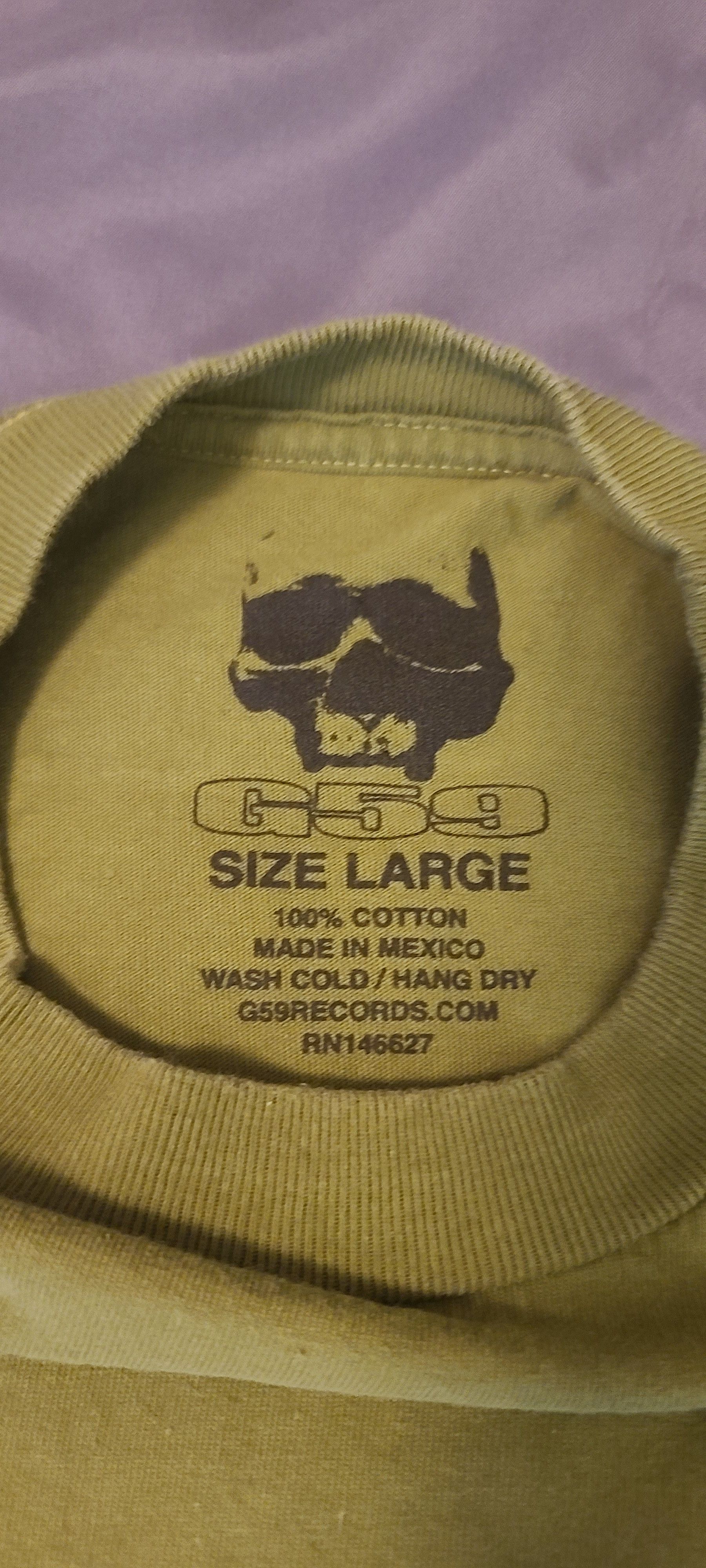 G59 Records G59 OLIVE - GREY DAY 2025 - Sz L Size US L / EU 52-54 / 3 - 2 Thumbnail