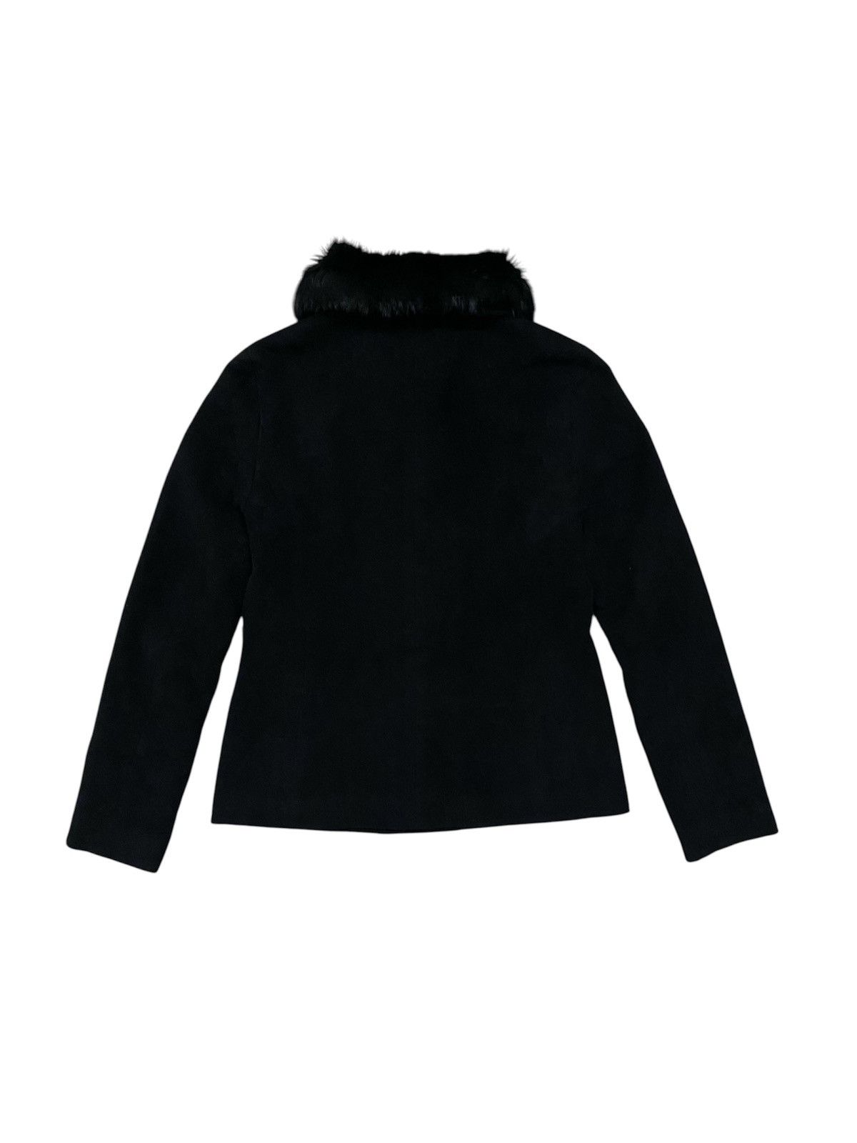 Vivienne Tam 90s VIVIENNNE TAM CHINESE KNOT FUR ANGORA WOOL BLEND JACKET Size M / US 6-8 / IT 42-44 - 2 Thumbnail