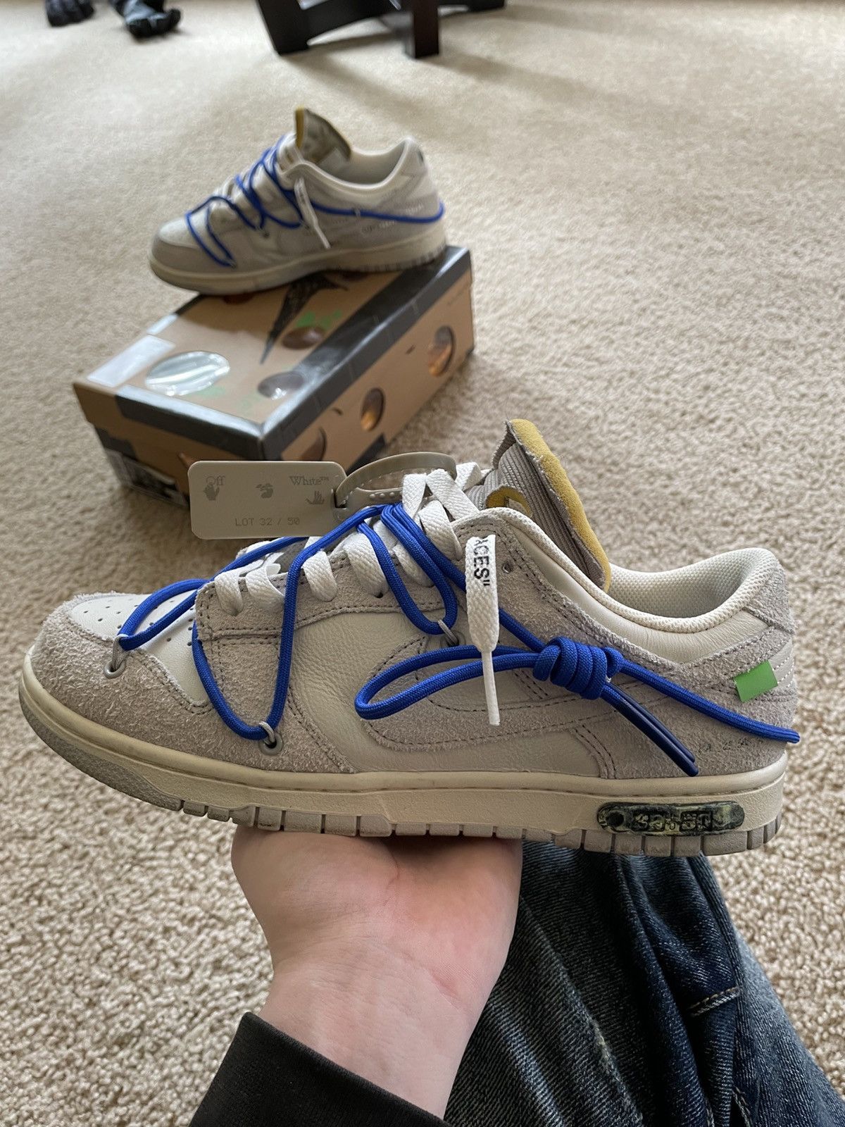 Nike × Off-White Off white x nike dunk low lot 32 of 50 Size US 8.5 / EU 41-42 - 2 Thumbnail