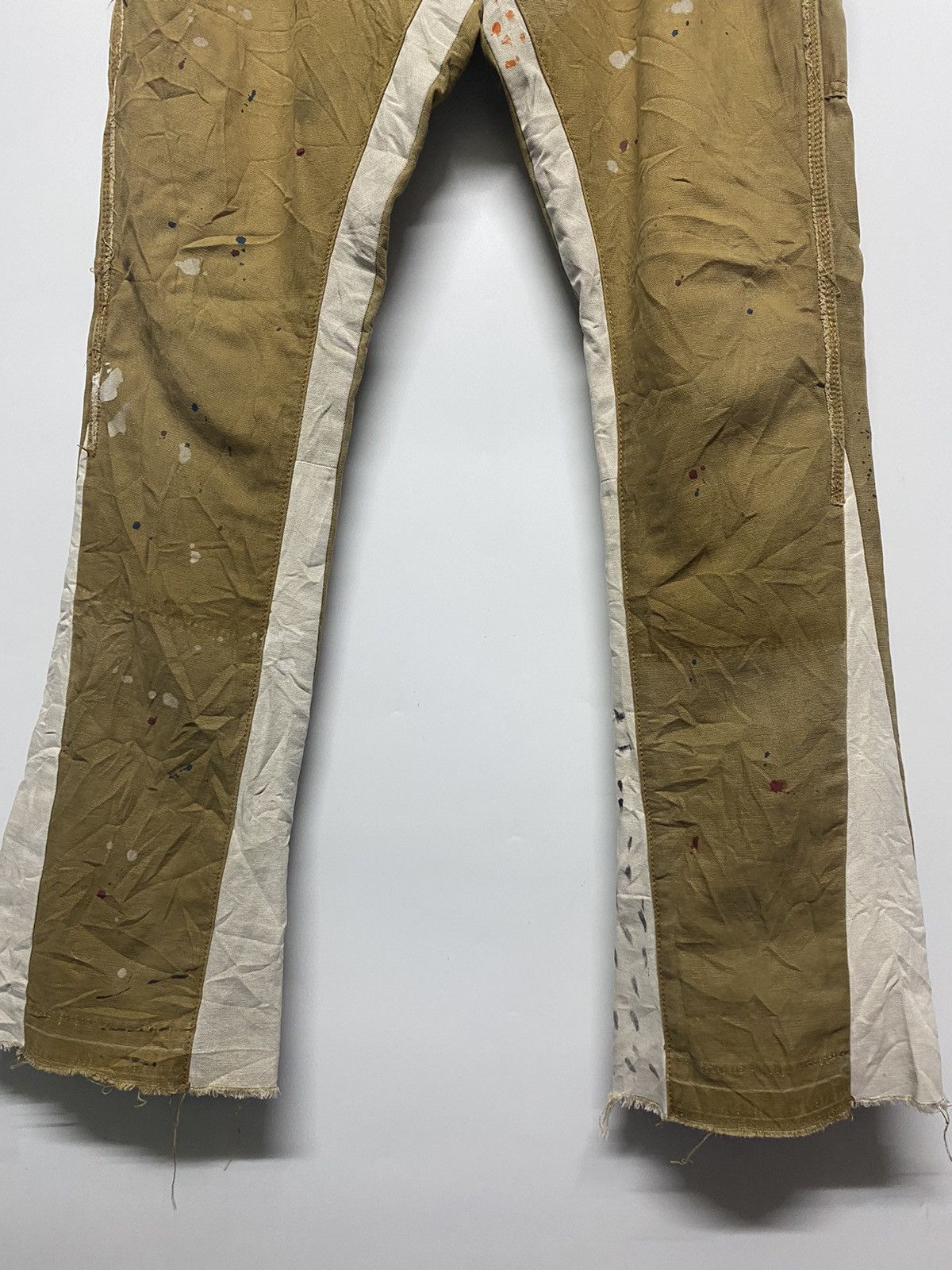 Japanese Brand × MNML MNML Japanese Brand Distressed Carpenter Bootcut Pants Size US 36 / EU 52 - 8 Thumbnail