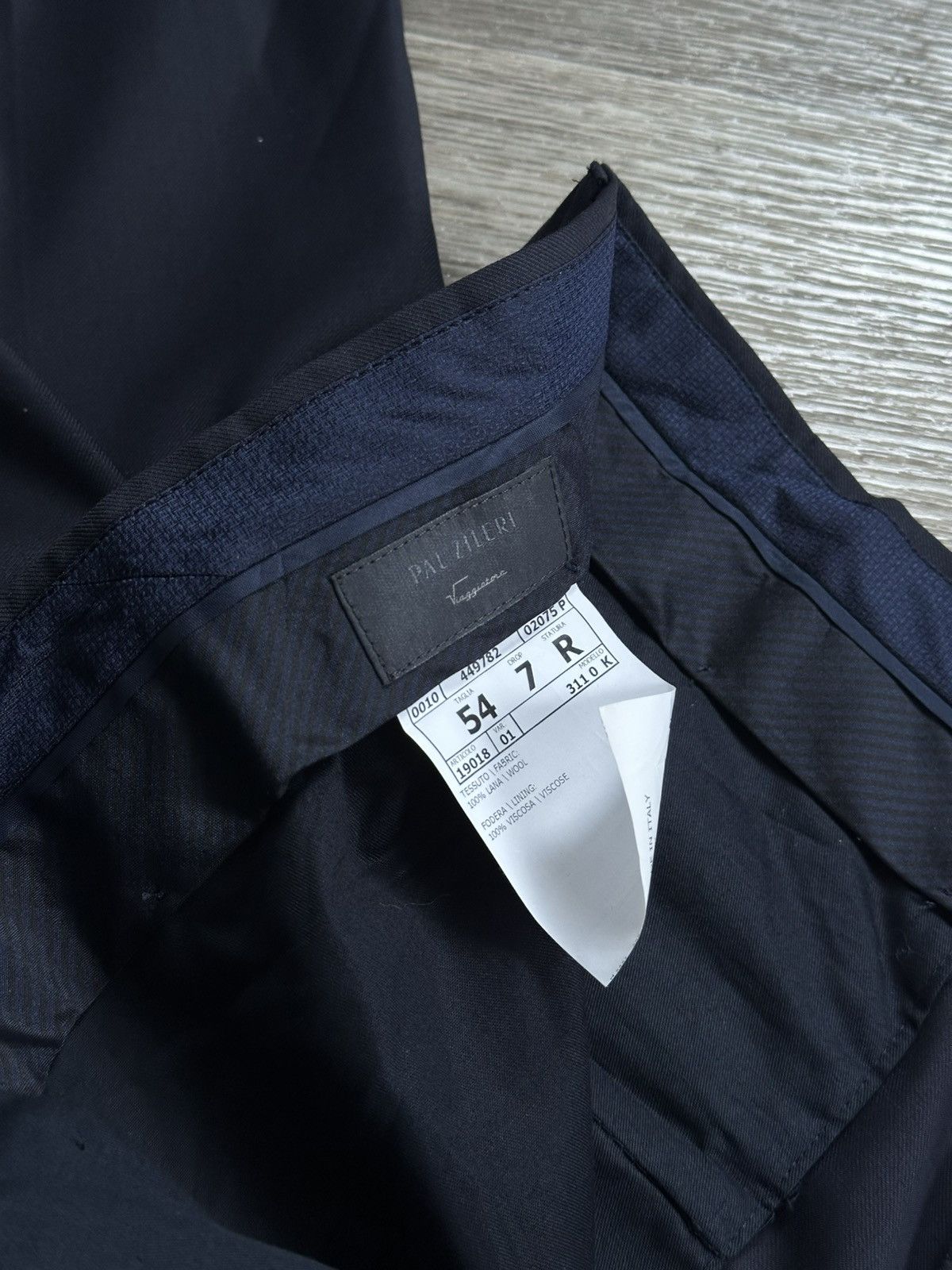 Pal Zileri 🫧 PAL ZILERI WOOL PANTS LUXURY MADE IN ITALY NEW Size US 34 / EU 50 - 17 Thumbnail