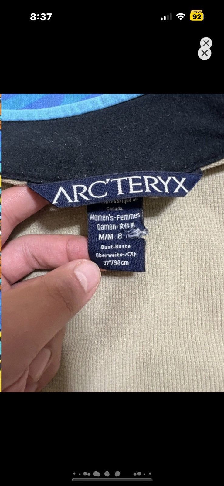 Arc'teryx ***FINAL DROP***RARE ARCTERYX TECHNICAL ZIP UP M Size US M / EU 48-50 / 2 - 7 Thumbnail