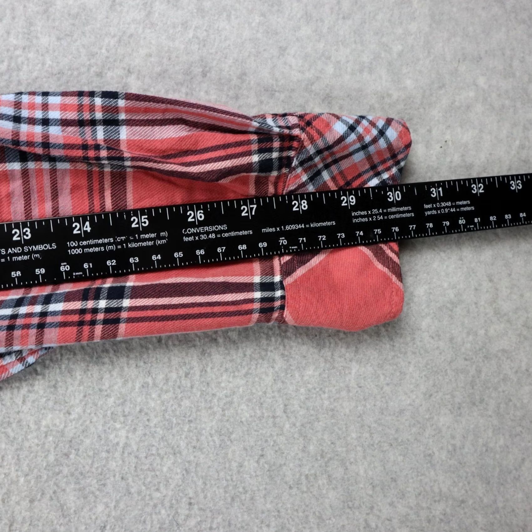 Talbots Talbots Shirt Womens Large Casual Button Up Pink Plaid Long Sleeve Size L / US 10 / IT 46 - 7 Thumbnail