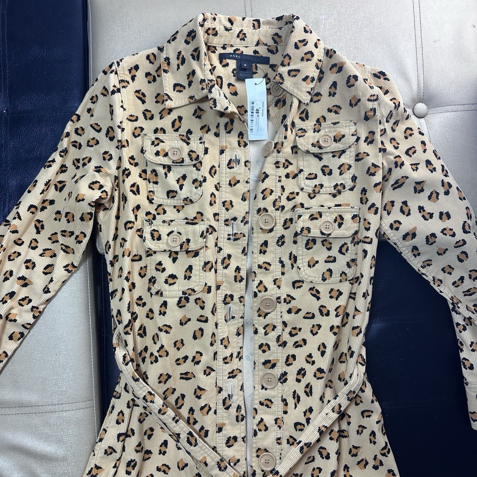 Marc Jacobs Marc by Marc Jacobs 100% cotton belted trench jacket S Size S / US 4 / IT 40 - 4 Thumbnail