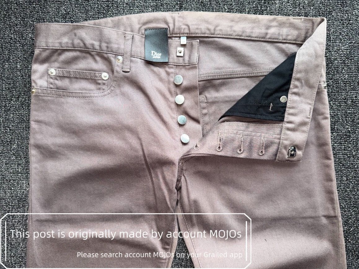 Dior Sz 31 Dior Homme Light Brown Skinny Fit Denim mojos1050 Size US 31 - 6 Thumbnail