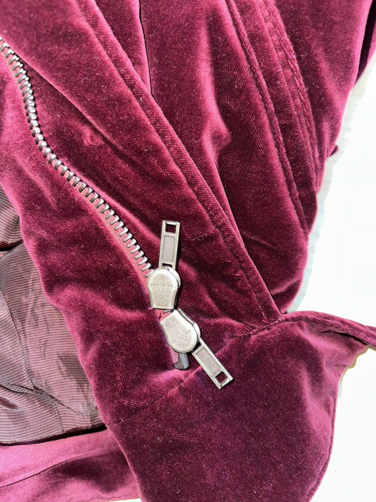 Haider Ackermann Haider Ackermann Red Velvet Bomber Size US XXS / EU 40 - 6 Thumbnail