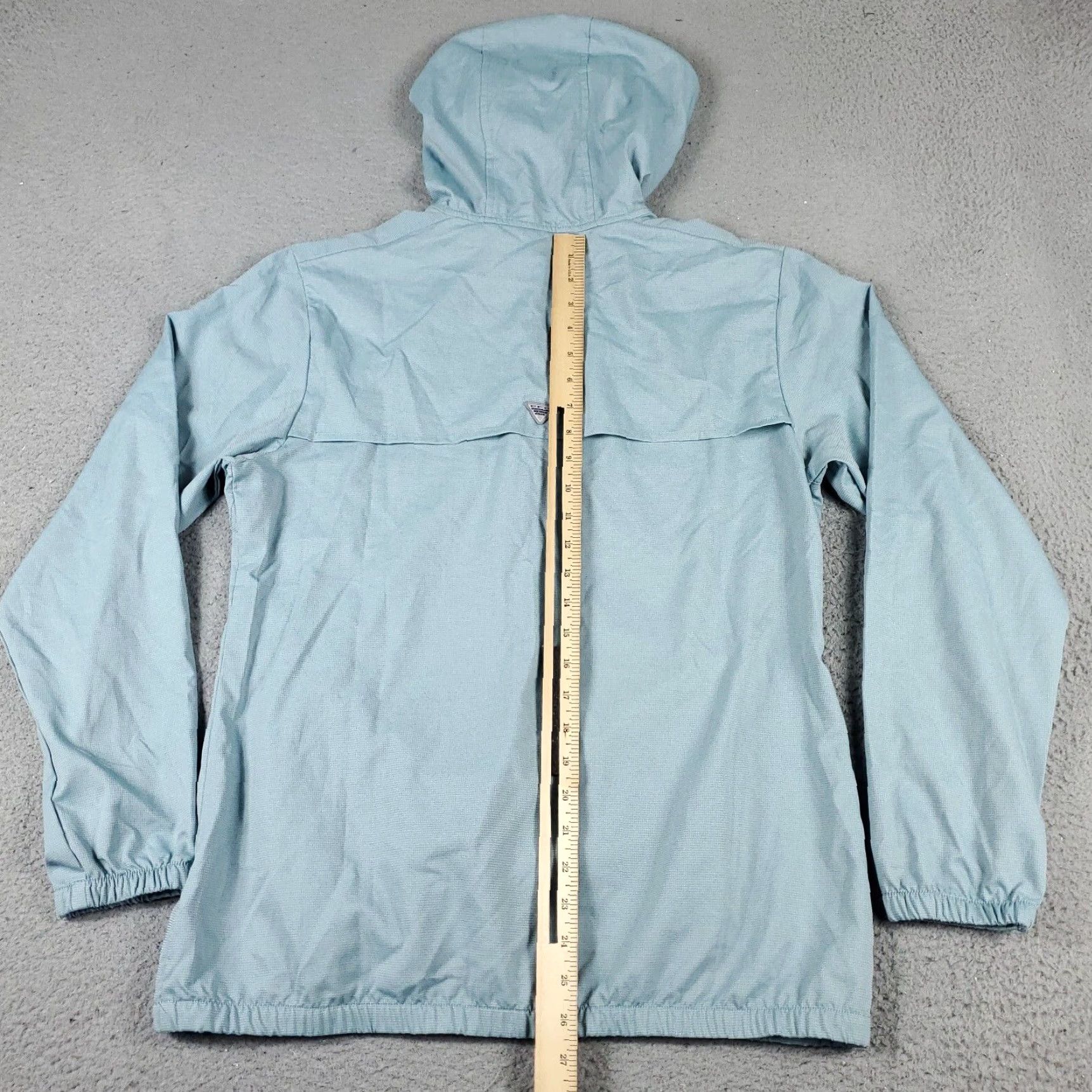 Vintage Columbia Windbreaker Jacket Womens Medium Blue Hooded Pullover All Seasons Size M / US 6-8 / IT 42-44 - 5 Thumbnail