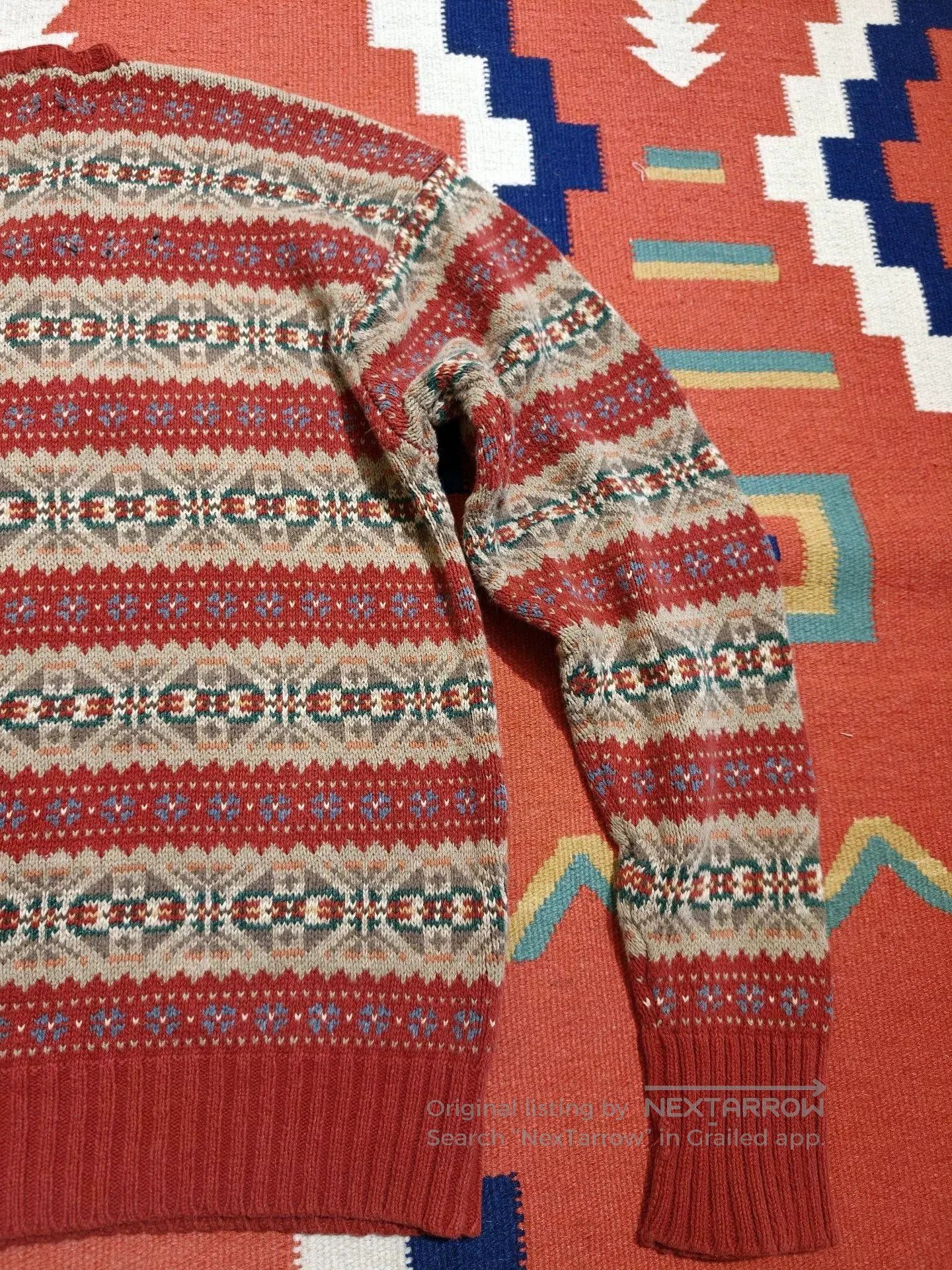 RRL Ralph Lauren Vintage Ralph Lauren Fair Isle Sweater. Size US M / EU 48-50 / 2 - 6 Thumbnail