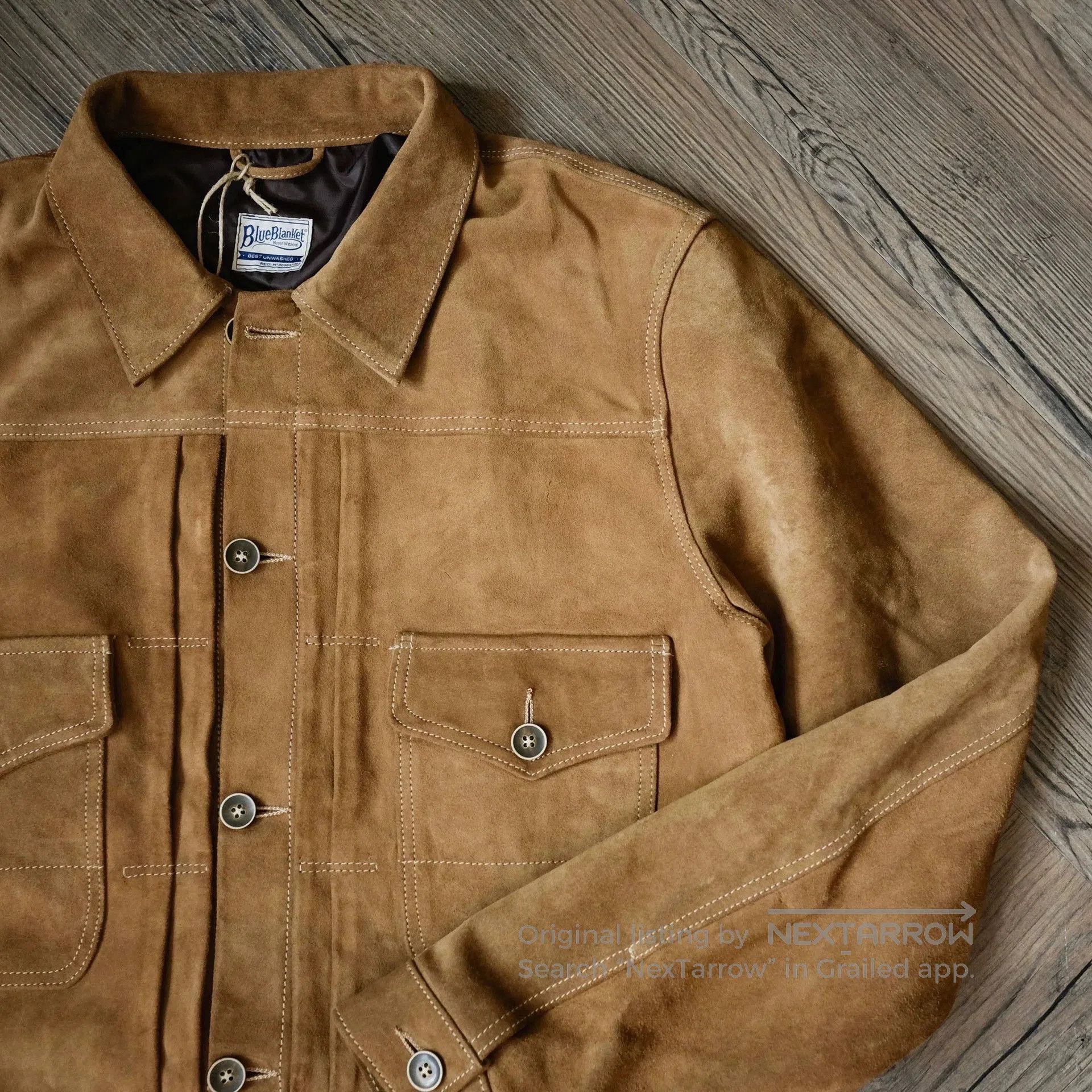 Blue Blanket Blue Blanket Suede Leather Jacket. Size US M / EU 48-50 / 2 - 6 Thumbnail