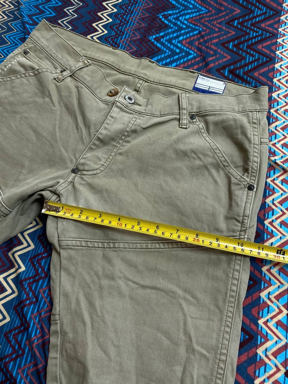 G-Star × Vintage Y2K G-Star Double Knee Elwood Baggy Fit Denim Jeans Size US 32 / EU 48 - 13 Thumbnail