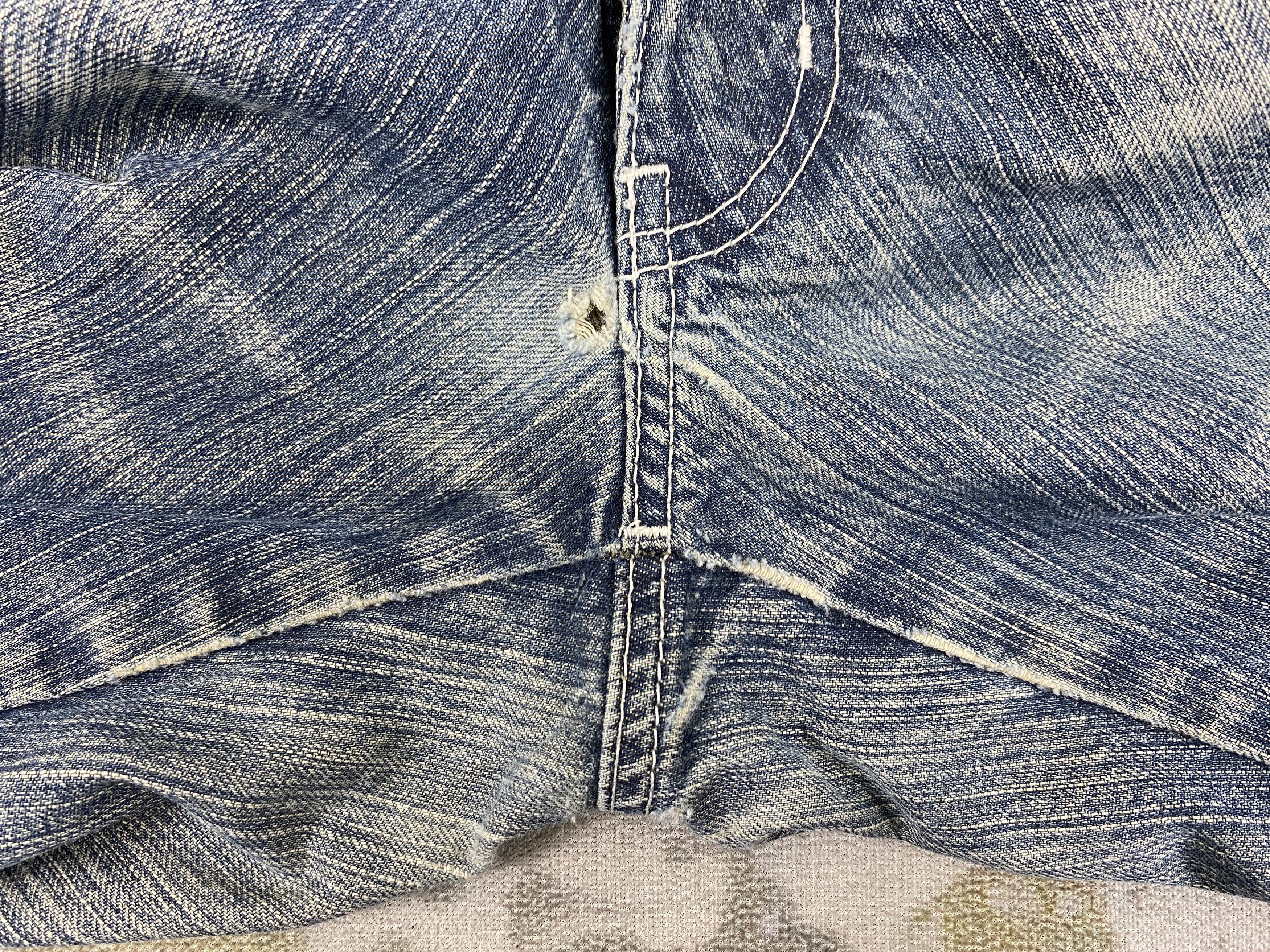 Japanese Brand Vintage Double Waist Jeans 30x32.5 Denim- JN3544 Size US 30 / EU 46 - 13 Thumbnail