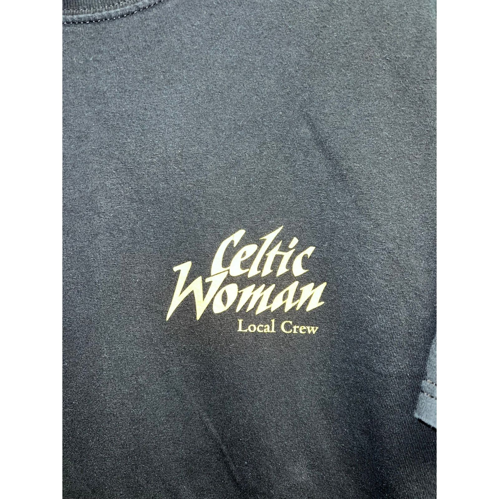 Gildan Y2K Local Crew Celtic Woman Black Tour Concert Shirt 2000s X Size US XL / EU 56 / 4 - 3 Thumbnail