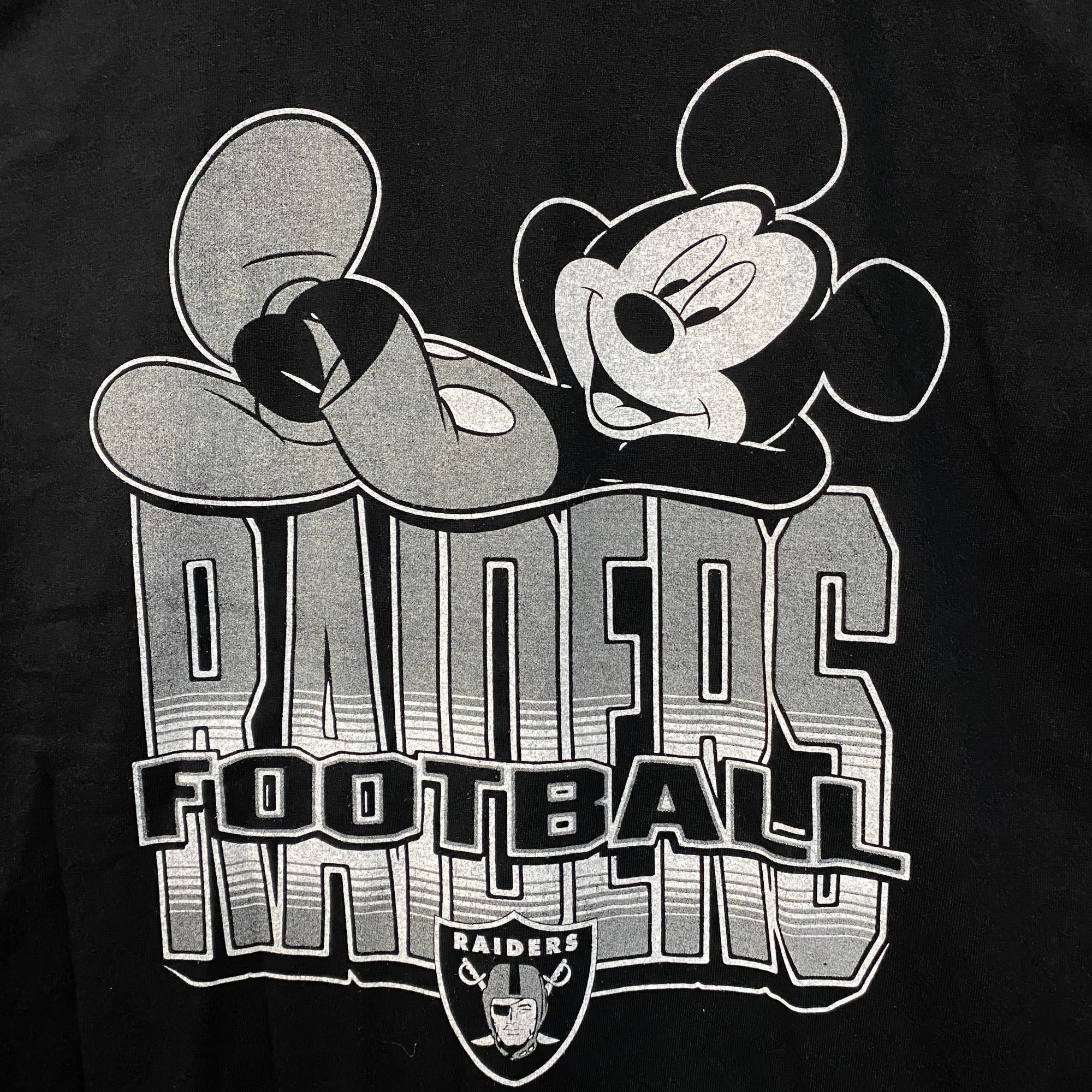 Disney Disney x Junk Food NFL Football Raiders Mickey Mouse T-Shirt Size US S / EU 44-46 / 1 - 2 Thumbnail
