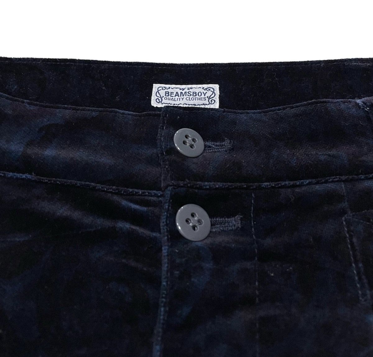 Beams Plus Velvet Paisley High-waist Pants Size US 28 / EU 44 - 4 Thumbnail