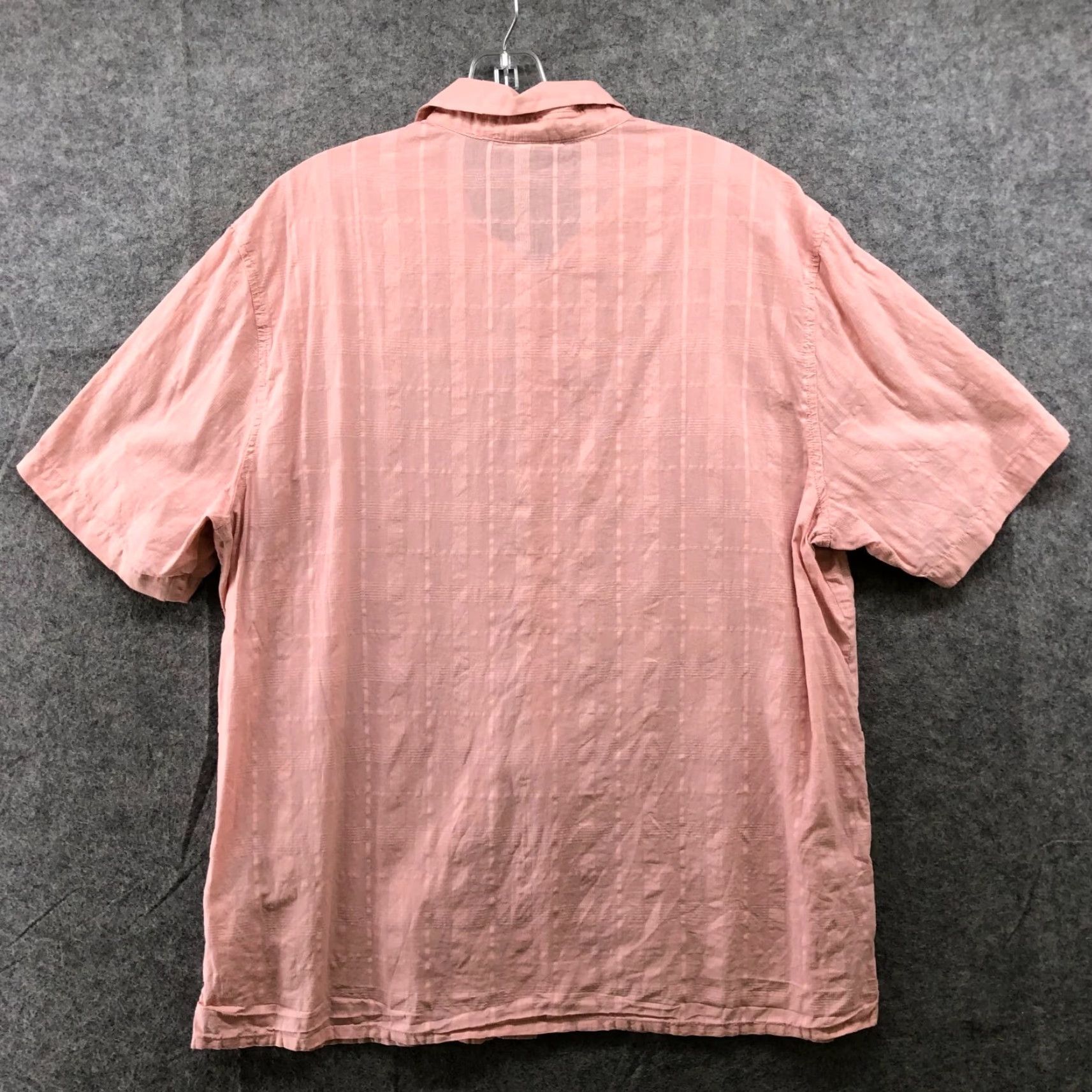 H&M H&M Button-Up Shirt Mens L Pink Cotton Short Sleeve Lightweight Size US L / EU 52-54 / 3 - 2 Thumbnail
