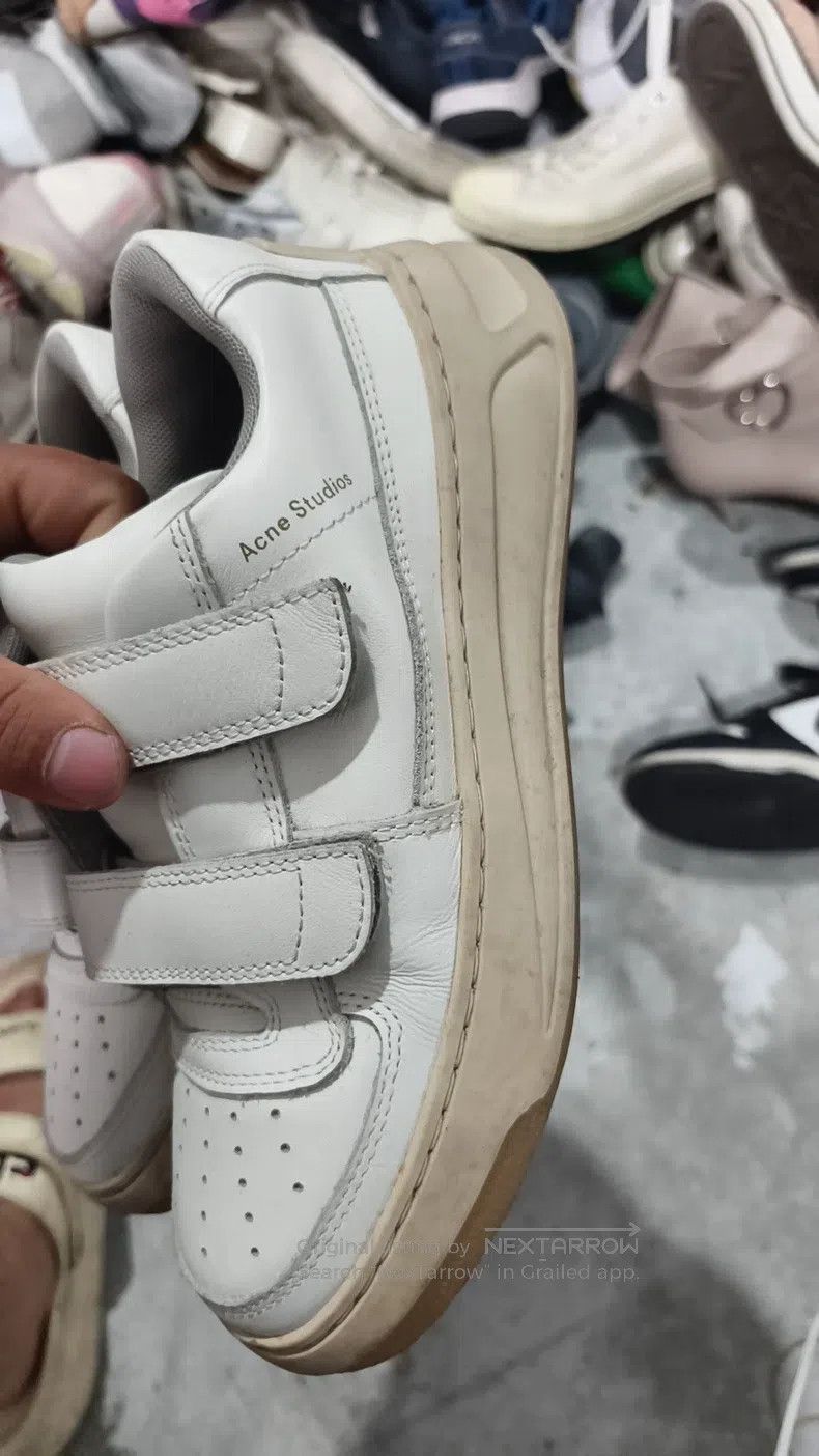 Acne Studios Acne Studios Velcro White Sneakers Size US 6.5 / IT 36.5 - 2 Thumbnail