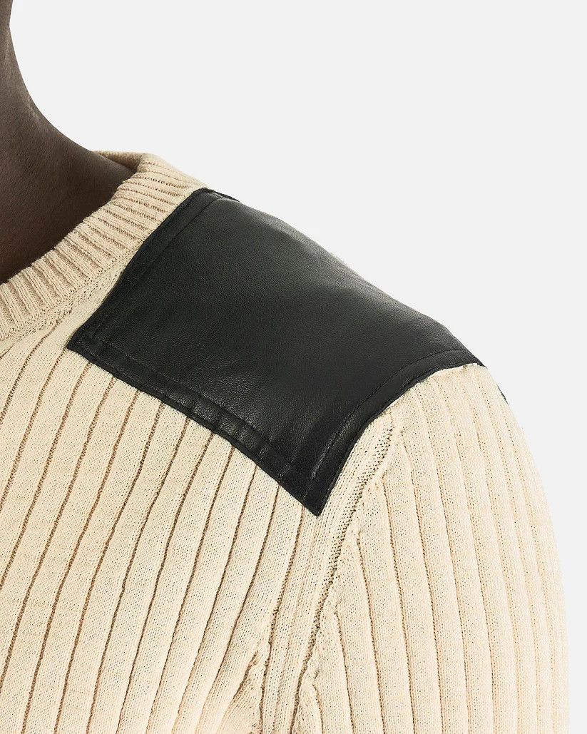 Wales Bonner o1s1v1r1oon0825 Linton Knit Top in Beige/Ivory Size US L / EU 52-54 / 3 - 6 Thumbnail