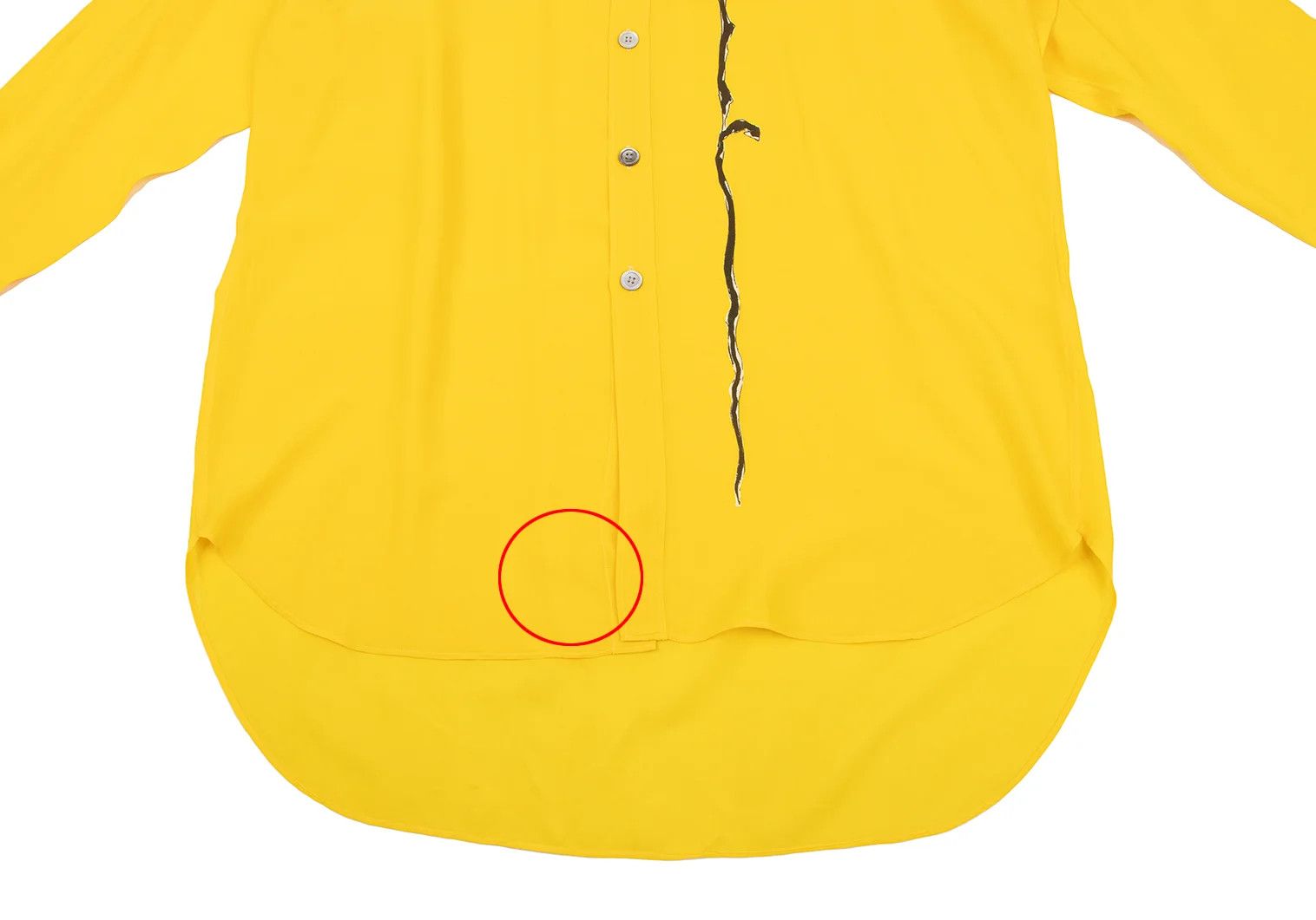 Yohji Yamamoto Yohji Yamamoto Floral Print Rayon Shirt Yellow M Size US M / EU 48-50 / 2 - 10 Thumbnail