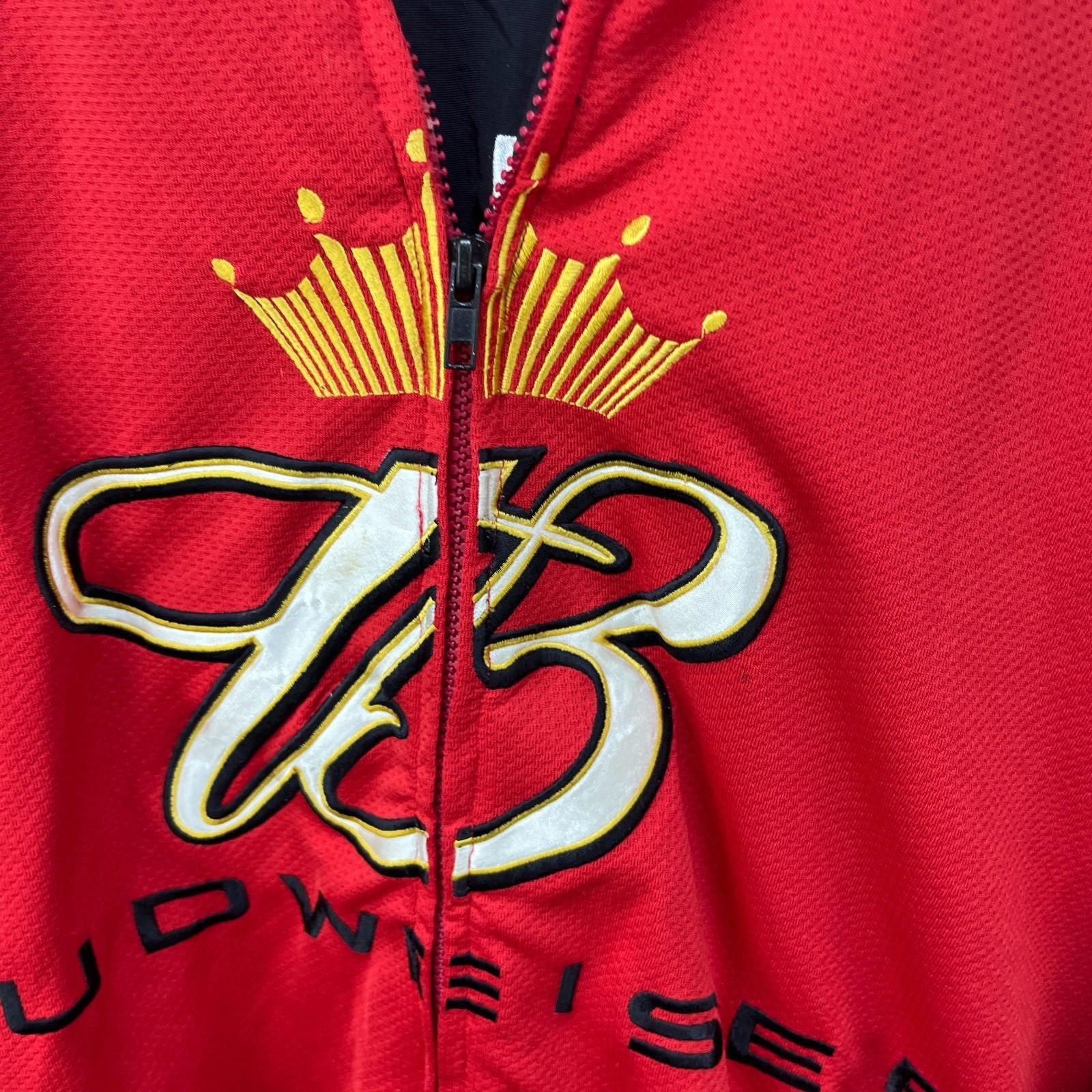 Chanel Vintage NASCAR Budweiser Racing Jacket Red Dale Large Size ONE SIZE - 4 Thumbnail