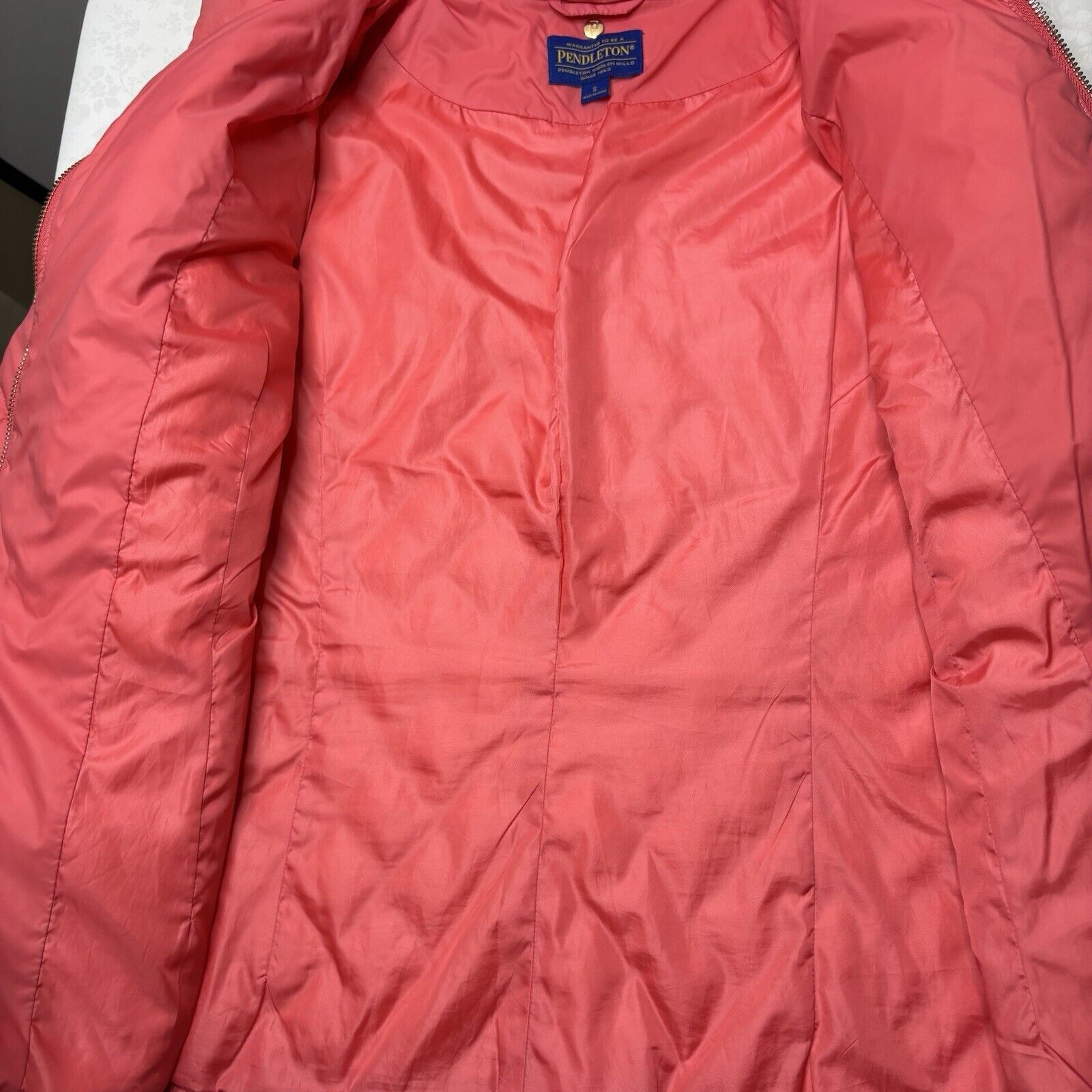 Pendleton PENDLETON Base Warmth Duck Down Coral Puffer Jacket Size S Size S / US 4 / IT 40 - 4 Thumbnail