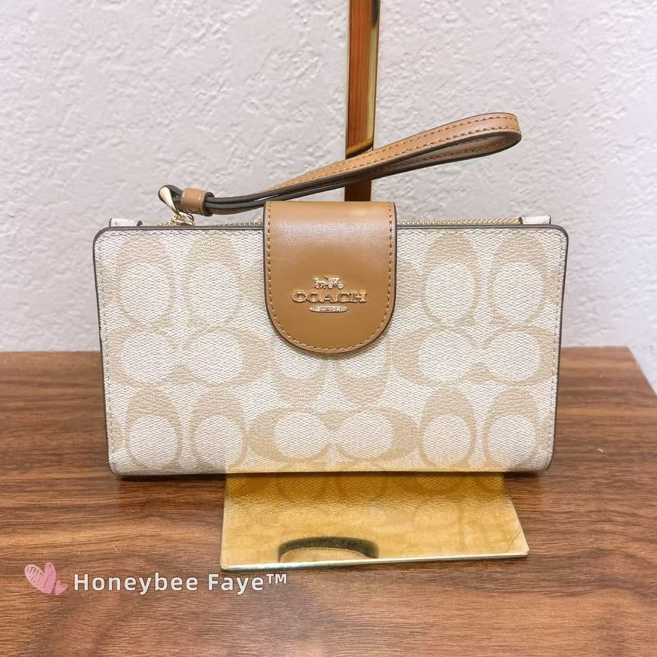 Coach Tech Phone Wallet In Colorblock Signature Canvas C2874 Size ONE SIZE - 2 Thumbnail
