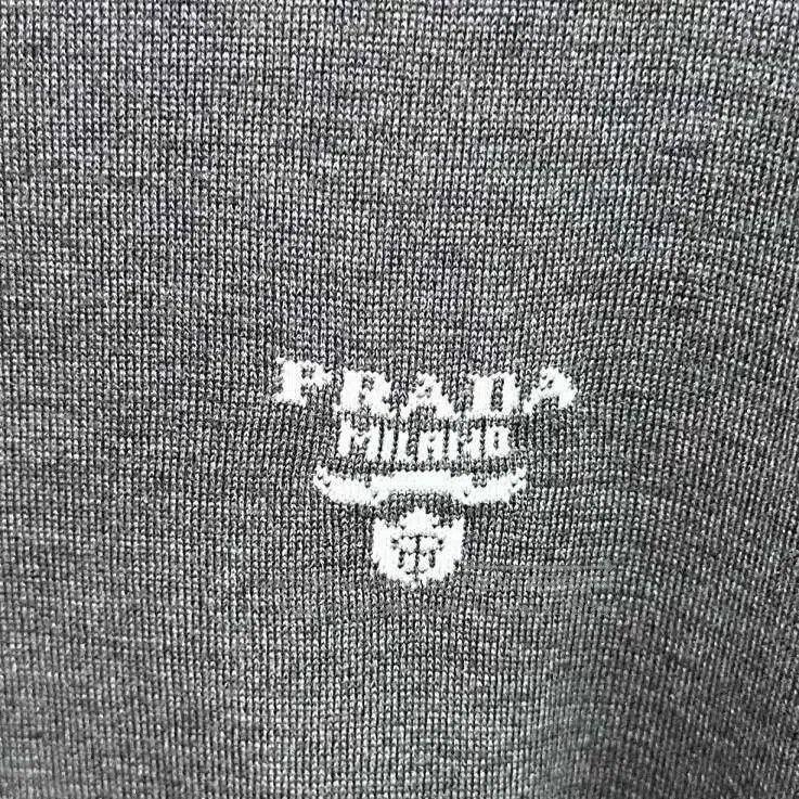 Prada Prada Coconut gray belt dress Size S / US 4 / IT 40 - 4 Thumbnail