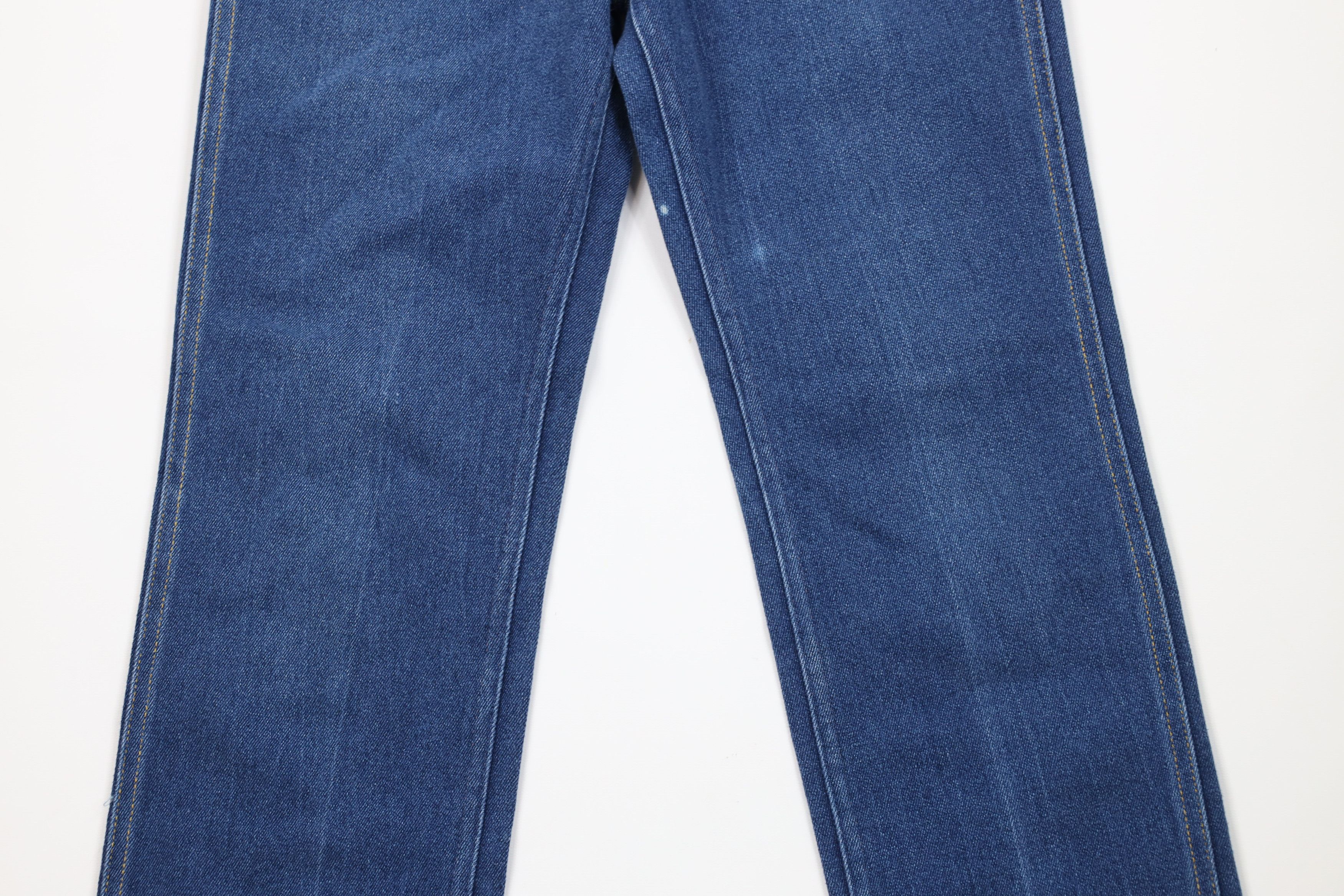 Lee Vintage 70s Lee Distressed Flared Denim Jeans Blue USA Size 27" / US 4 / IT 40 - 3 Thumbnail