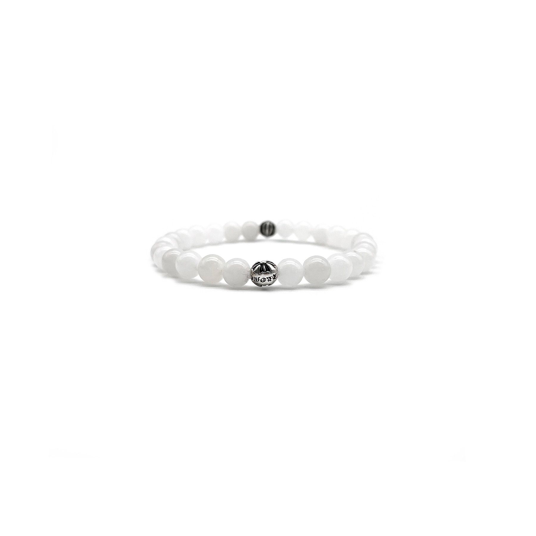 Chrome Hearts Chrome Hearts 6mm White Bead Bracelet Size ONE SIZE - 3 Thumbnail