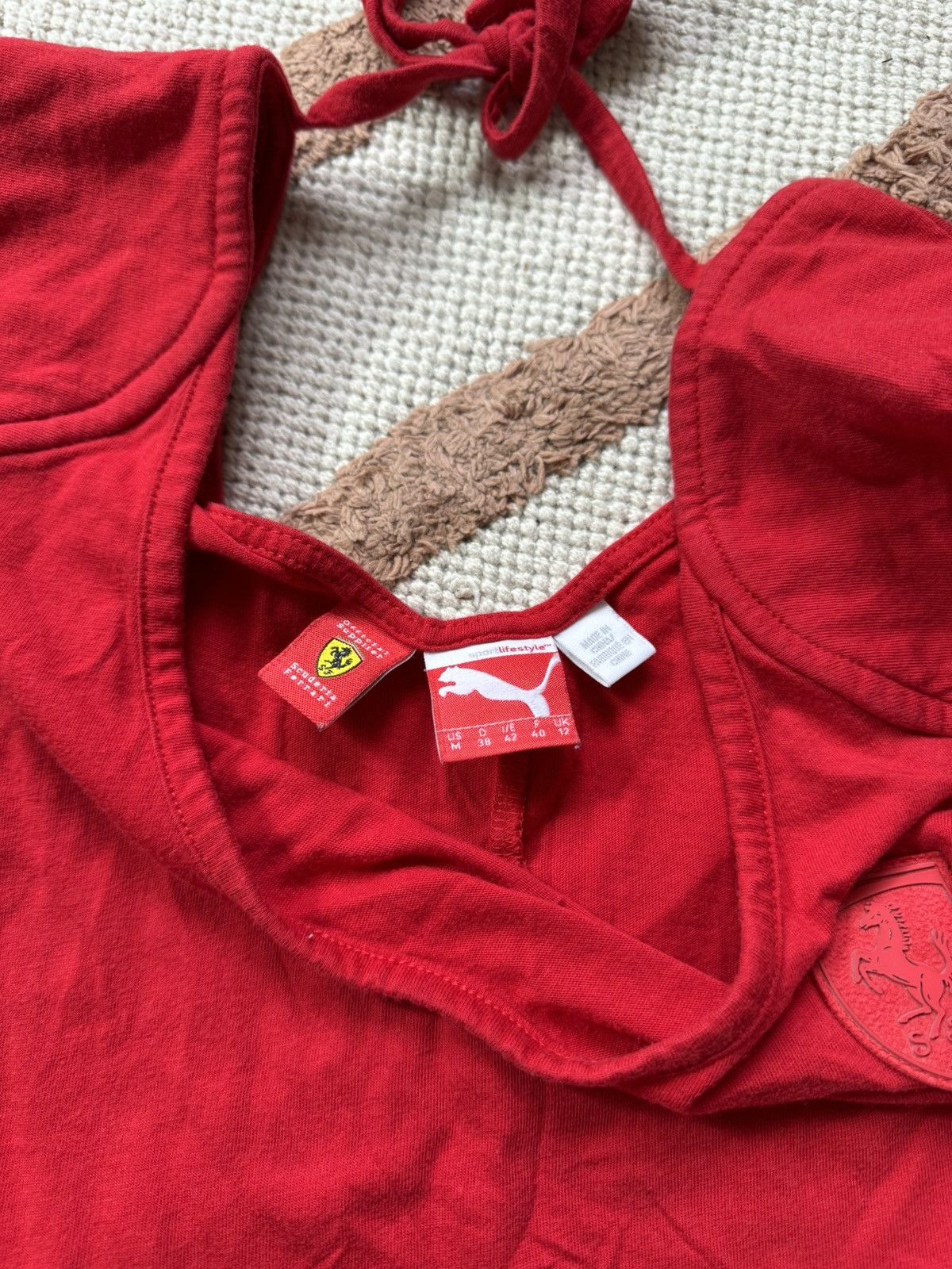 Ferrari × Puma VINTAGE PUMA x FERRARI MINI DRESS Size M / US 6-8 / IT 42-44 - 6 Thumbnail
