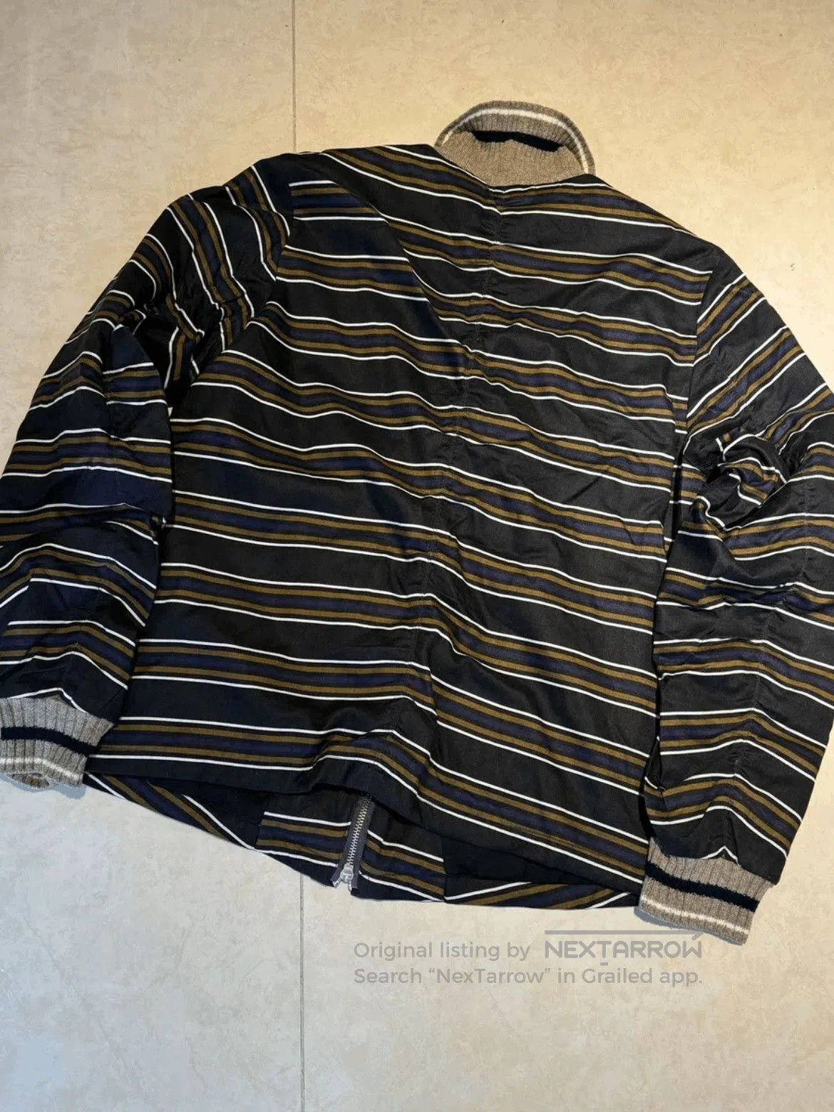 Undercover Sz 3 Undercover Horizontal Stripe Zip-up Bomber. Size US L / EU 52-54 / 3 - 5 Thumbnail