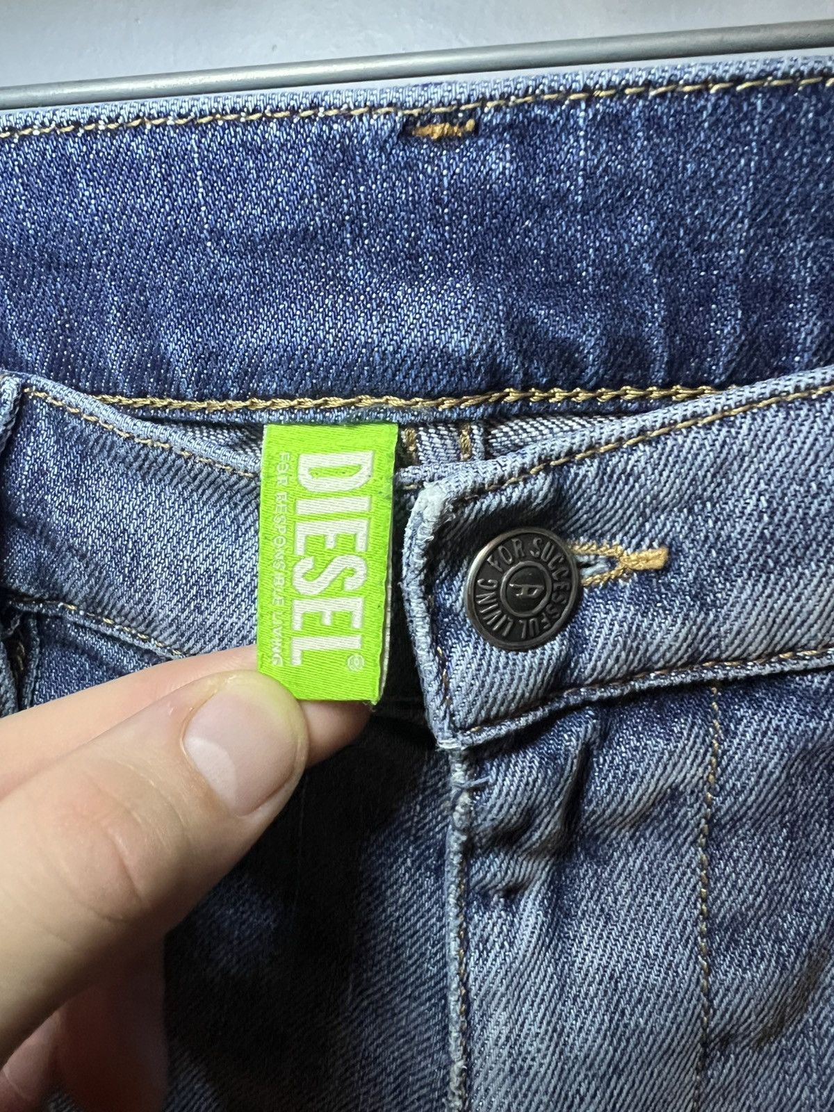 Diesel Vintage Diesel D-STRUKT D-stressed in Italy slim jeans Size US 34 / EU 50 - 5 Thumbnail