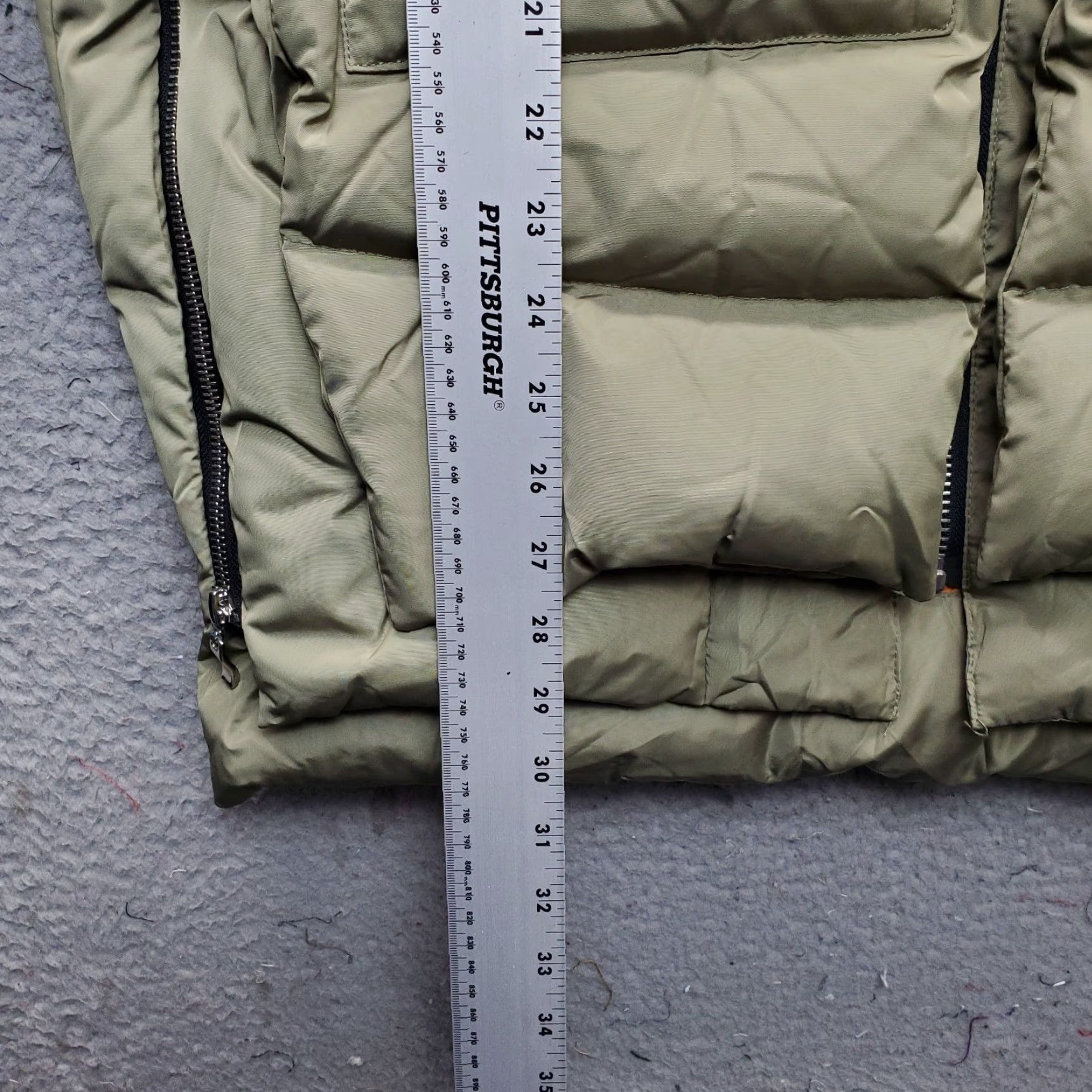 Vintage Orolay Womens Green Thickened Down Jacket Hooded Full Zip - Size S, Long Sleeve, Winter Outerwear, Casual Coat, Regular Fit, EUC Size S / US 4 / IT 40 - 7 Thumbnail